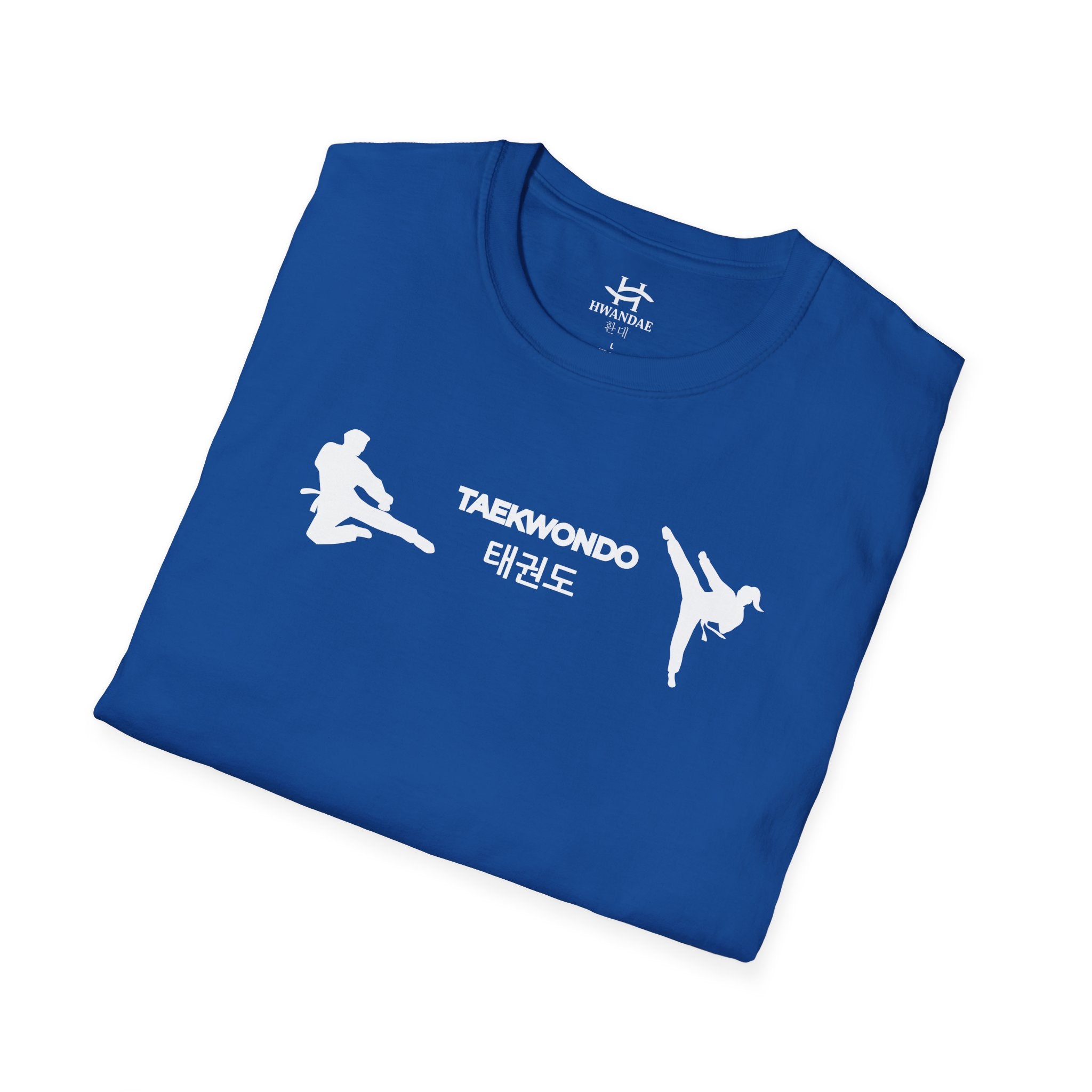Korean Taekwondo T-shirt with Double Fighters 1