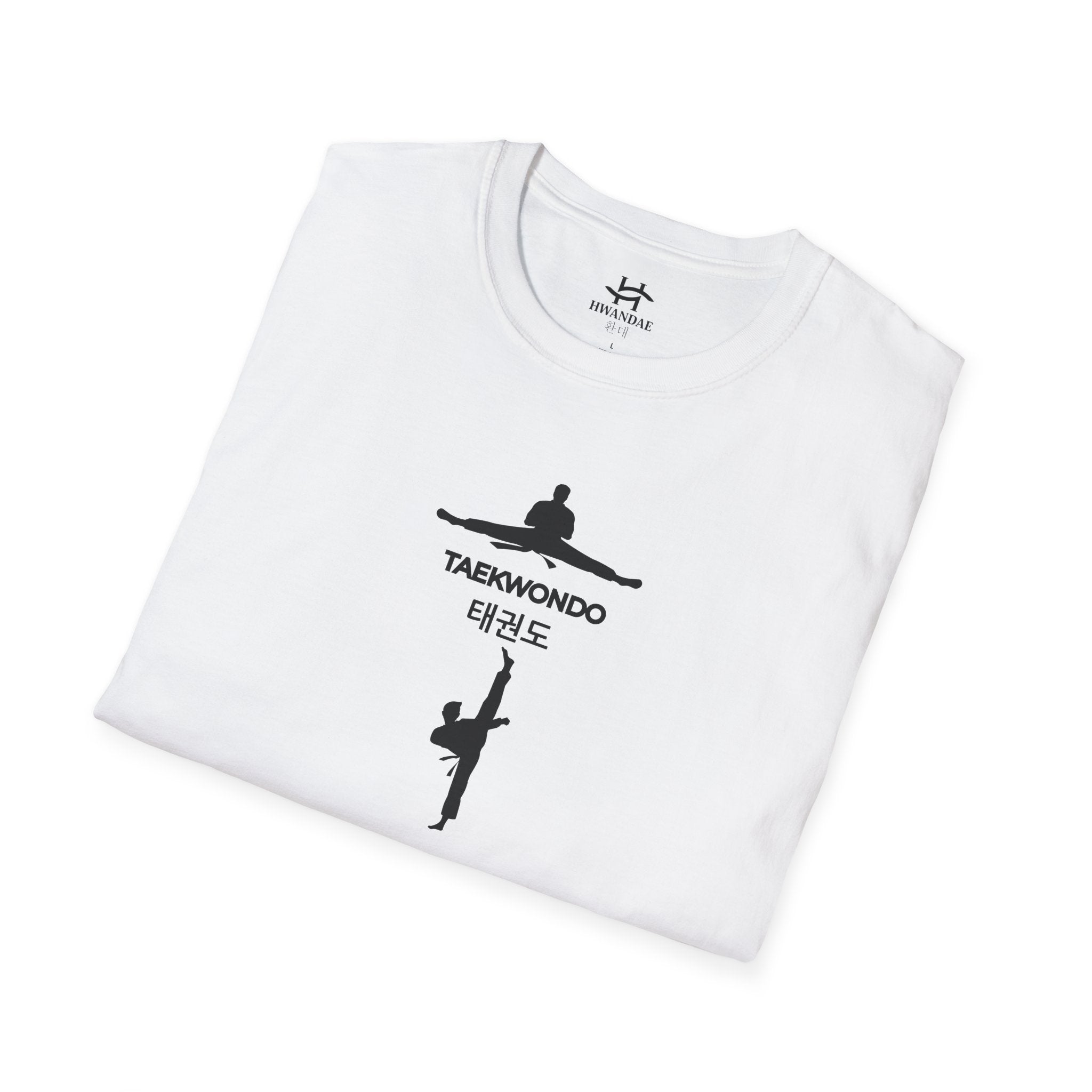 Korean Taekwondo T-shirt with Double Fighters 2