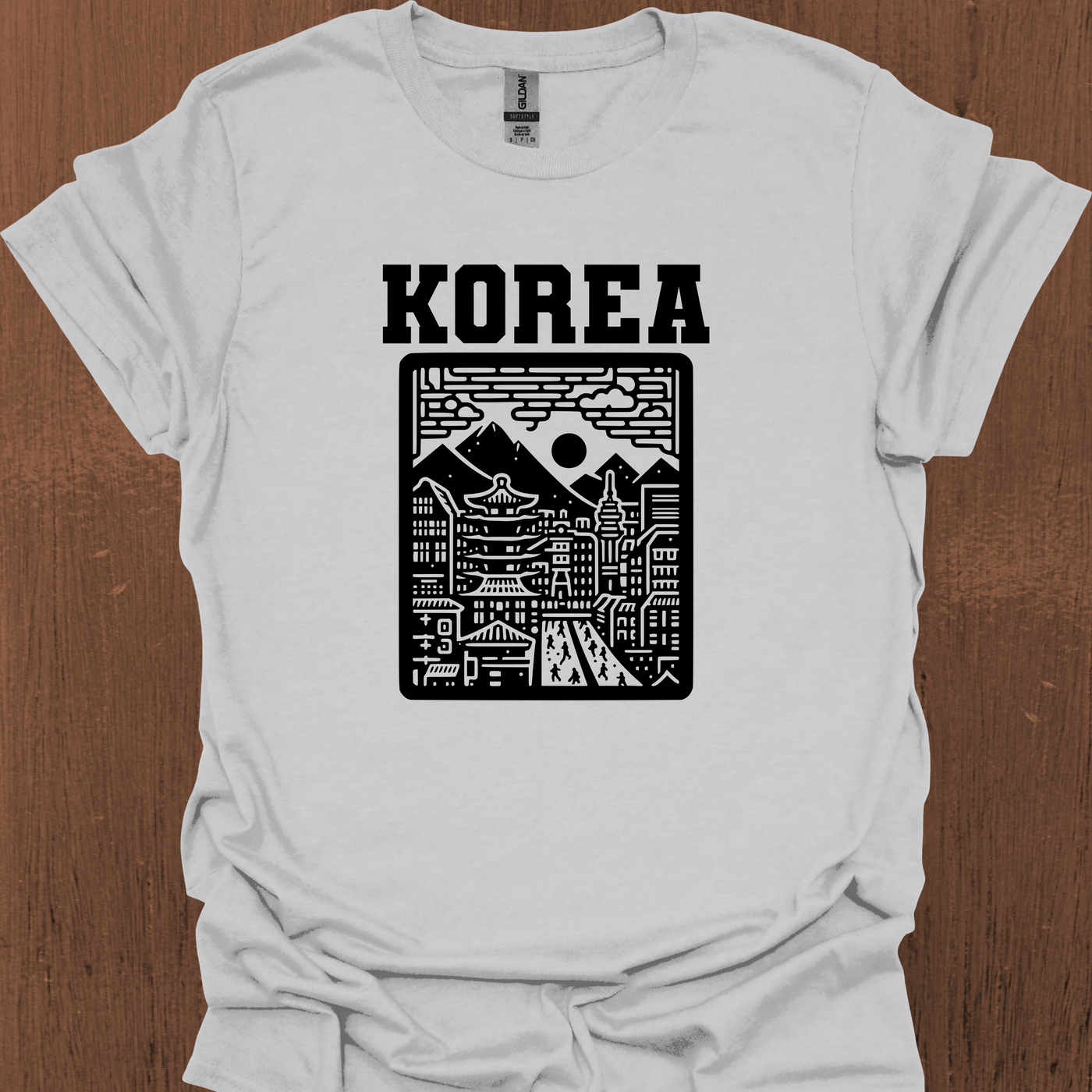 전통 한국 상징주의 버전 2 티셔츠