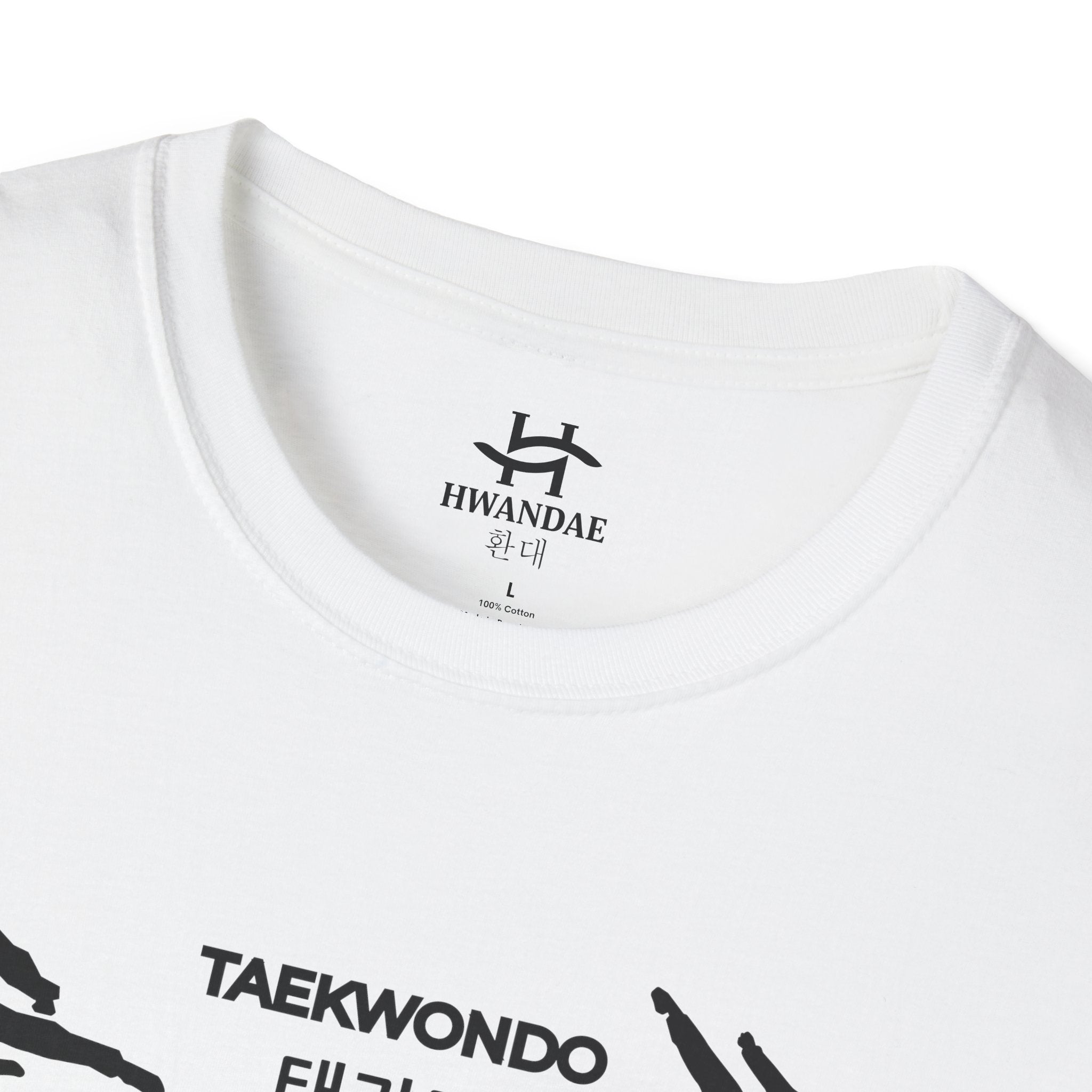 Korean Taekwondo T-shirt with Double Fighters 1