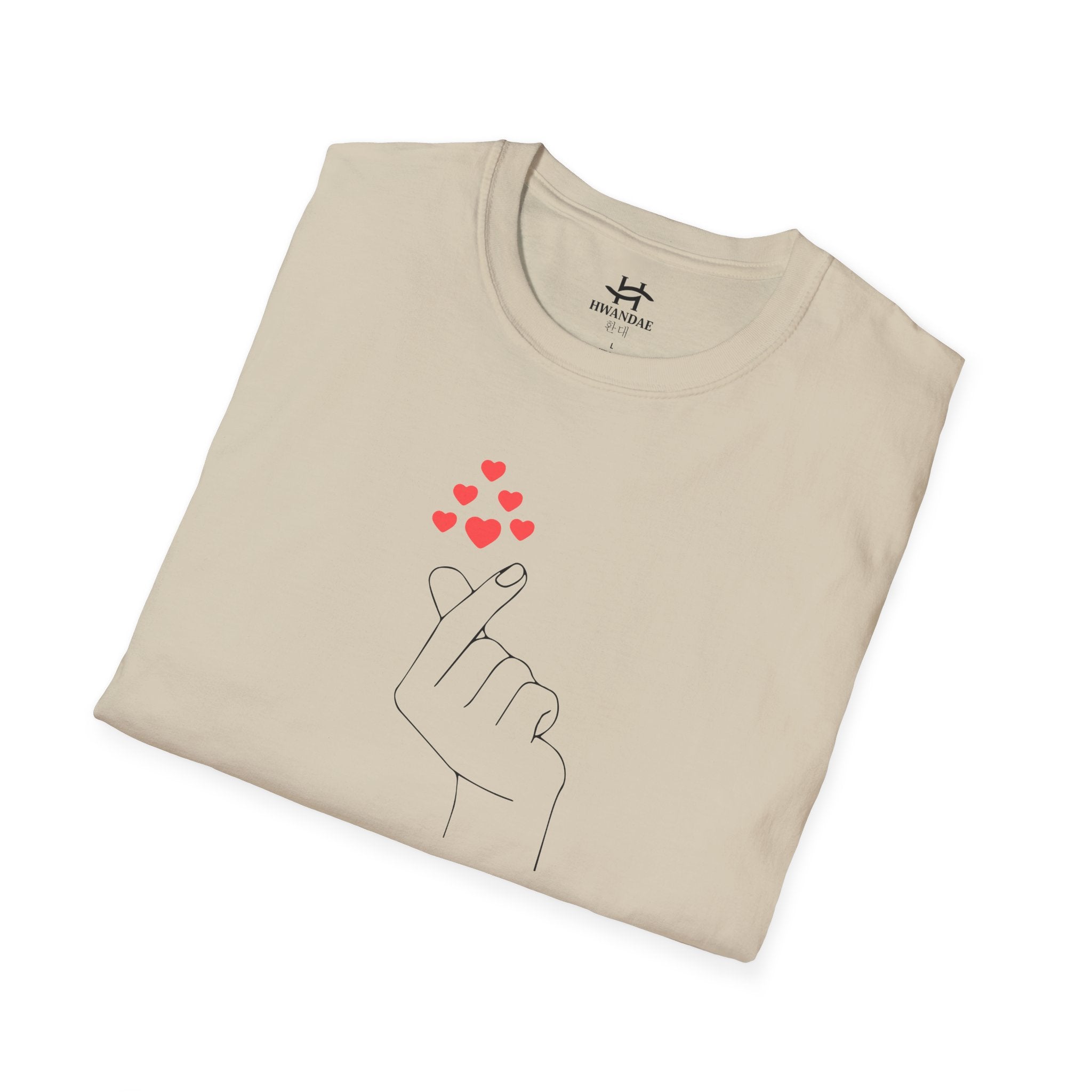 Korean Love Hearts T-shirt