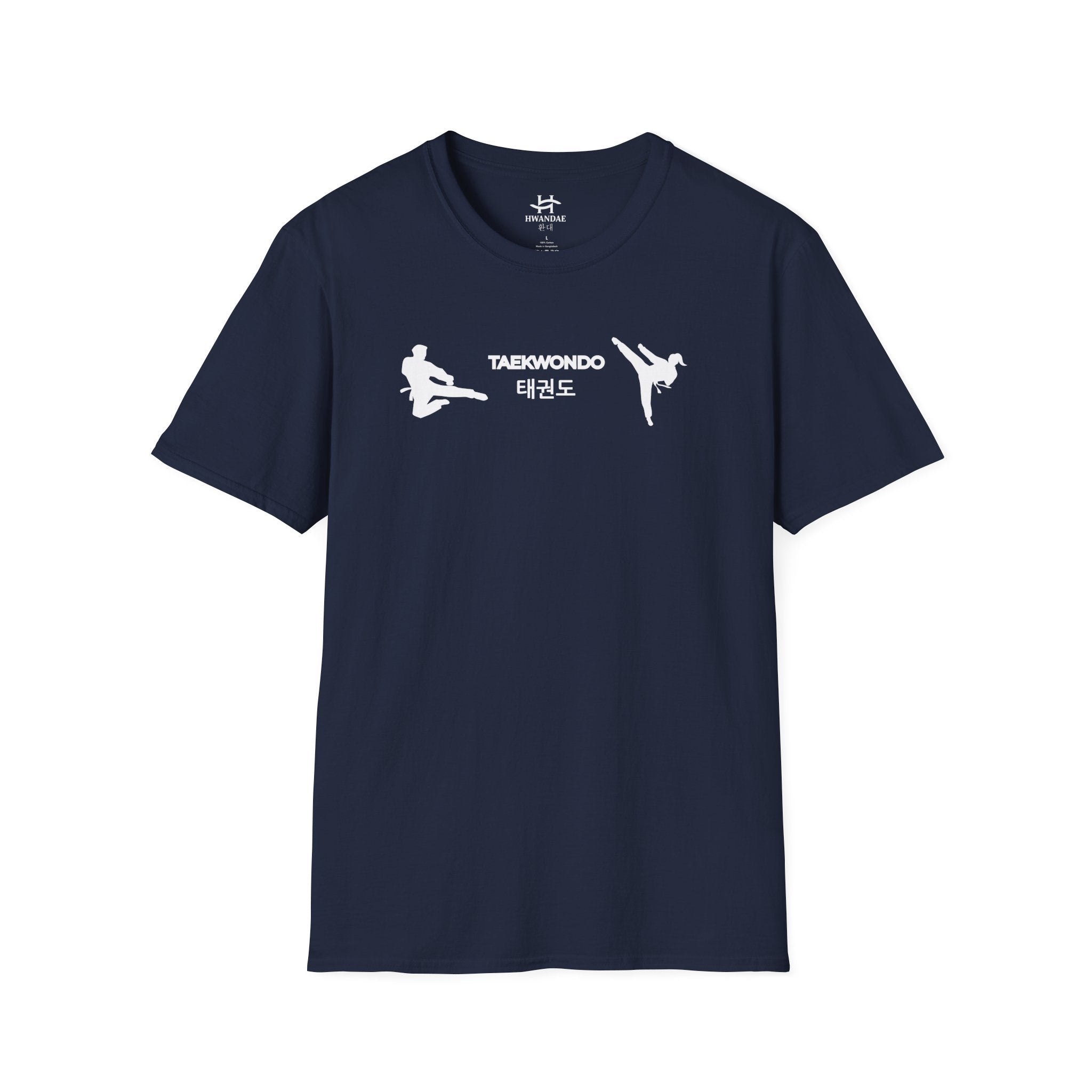 Korean Taekwondo T-shirt with Double Fighters 1