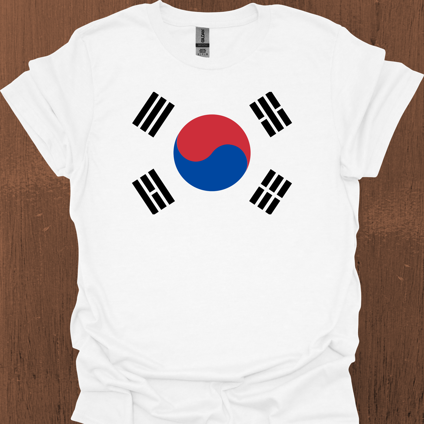 South Korean Flag Styled T-Shirt