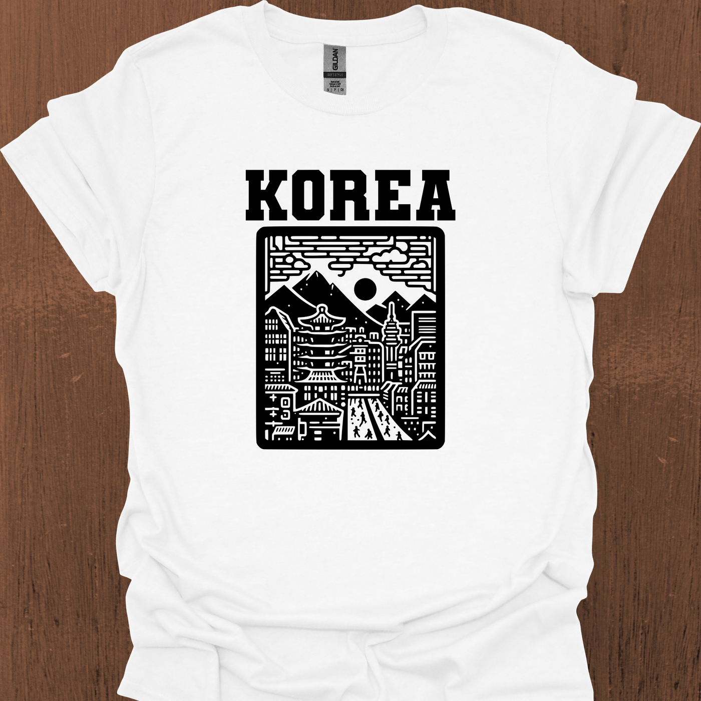 전통 한국 상징주의 버전 2 티셔츠