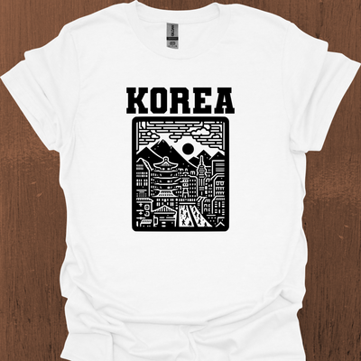 전통 한국 상징주의 버전 2 티셔츠