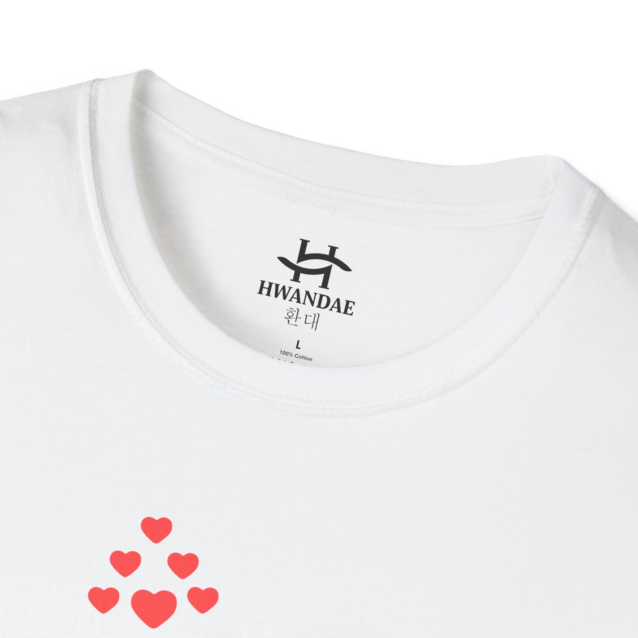 Korean Love Hearts T-shirt
