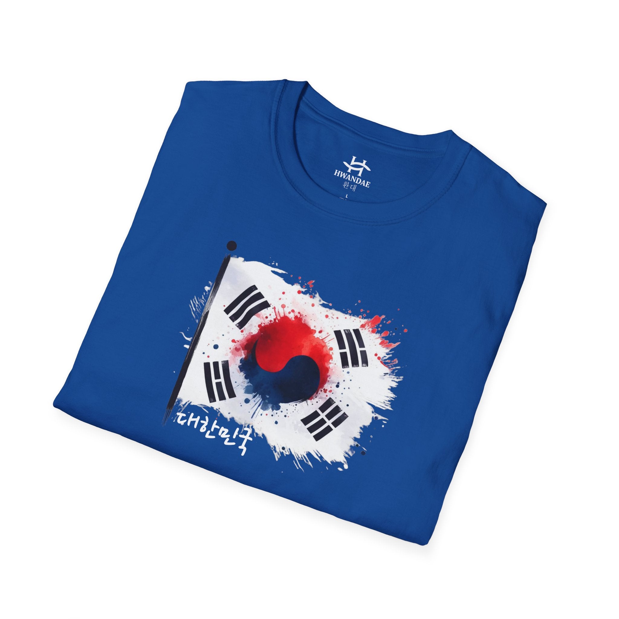 Vibrant South Korean Flag T-Shirt with Korean