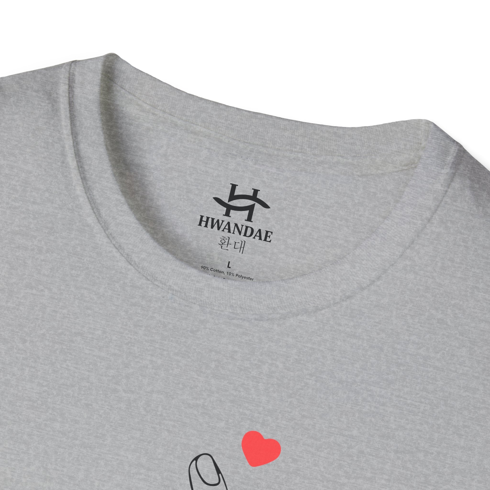 Korean Love Heart Saranghae T-shirt