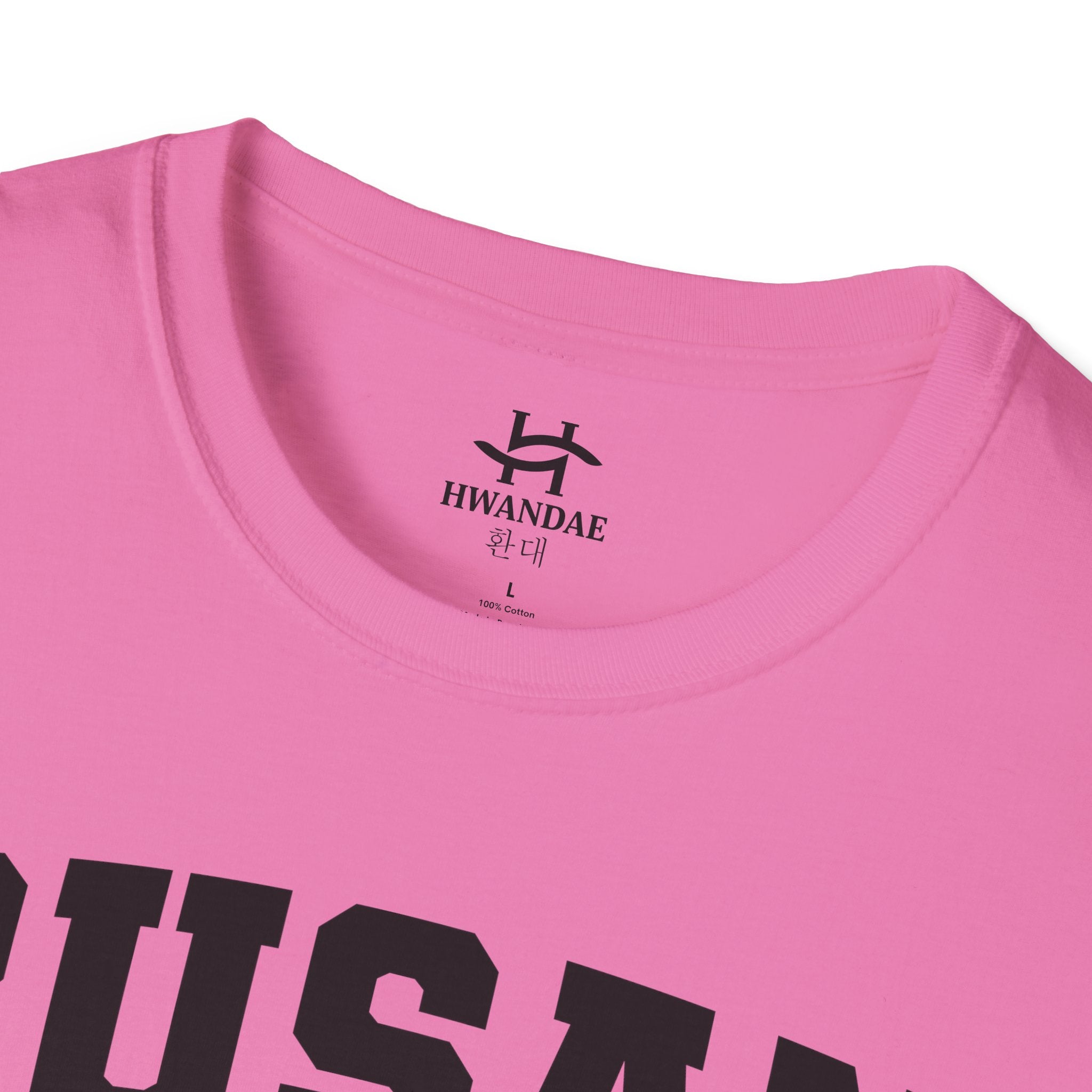 Busan Varsity T-Shirt with Korean and Flags