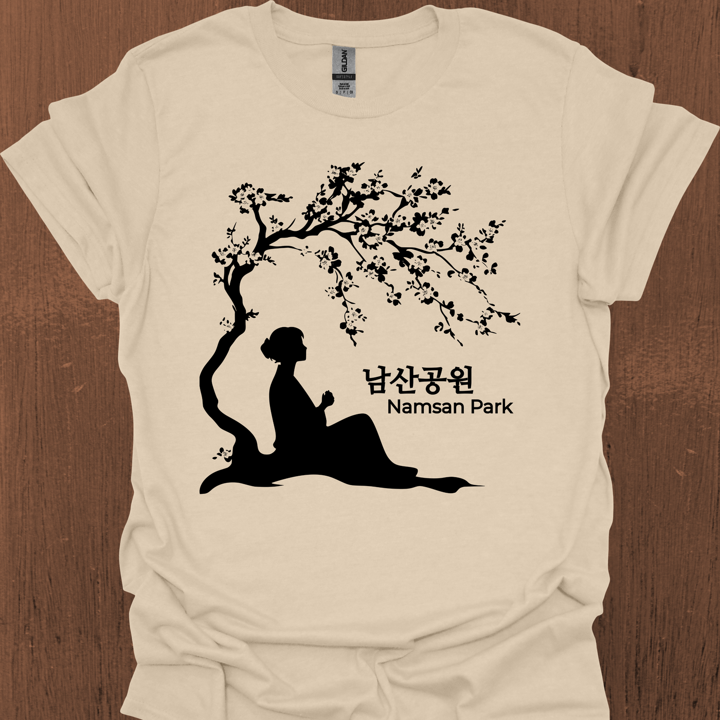 Korean Namsan Park T-Shirt Version 2 - Larger picture