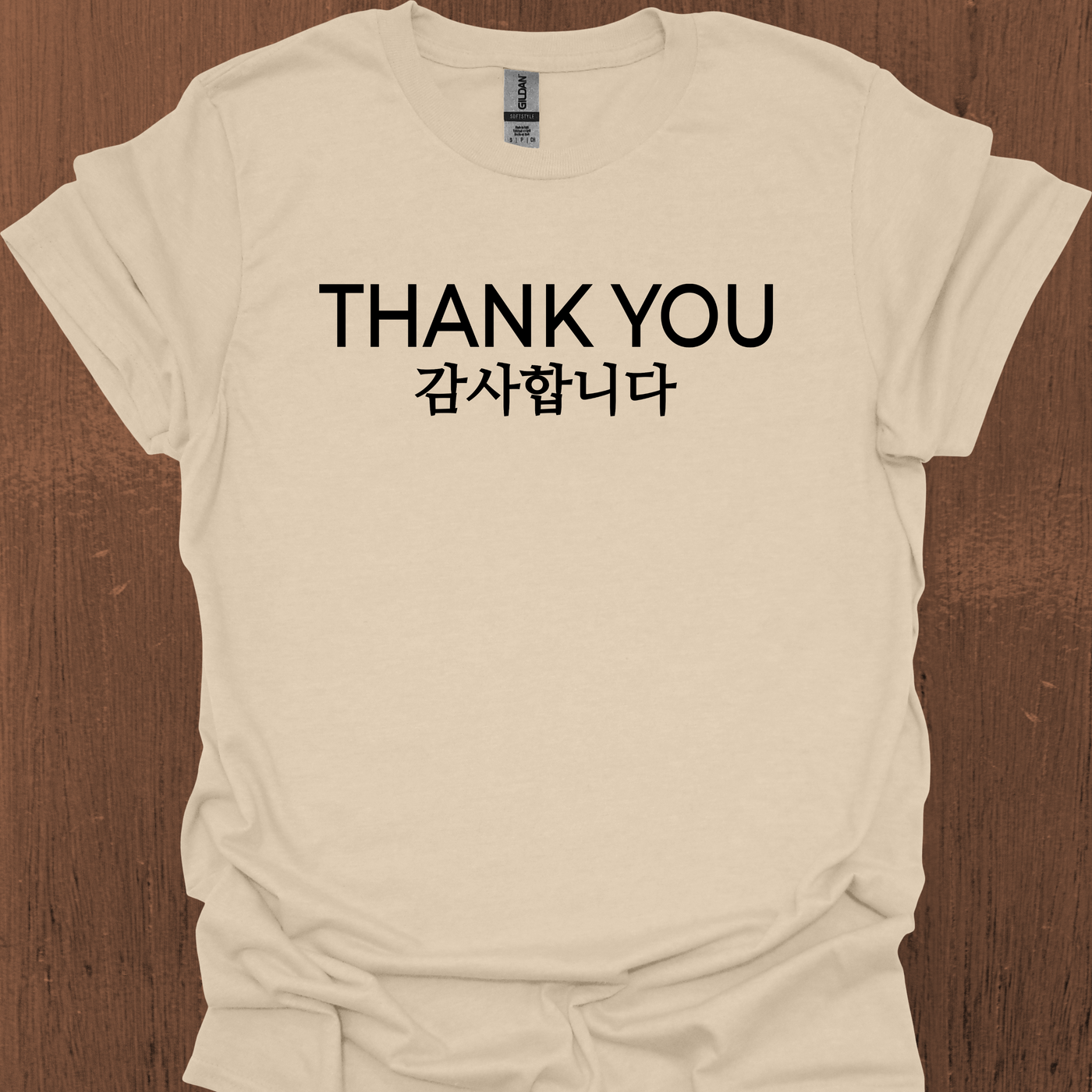 한국어 THANK YOU 티셔츠