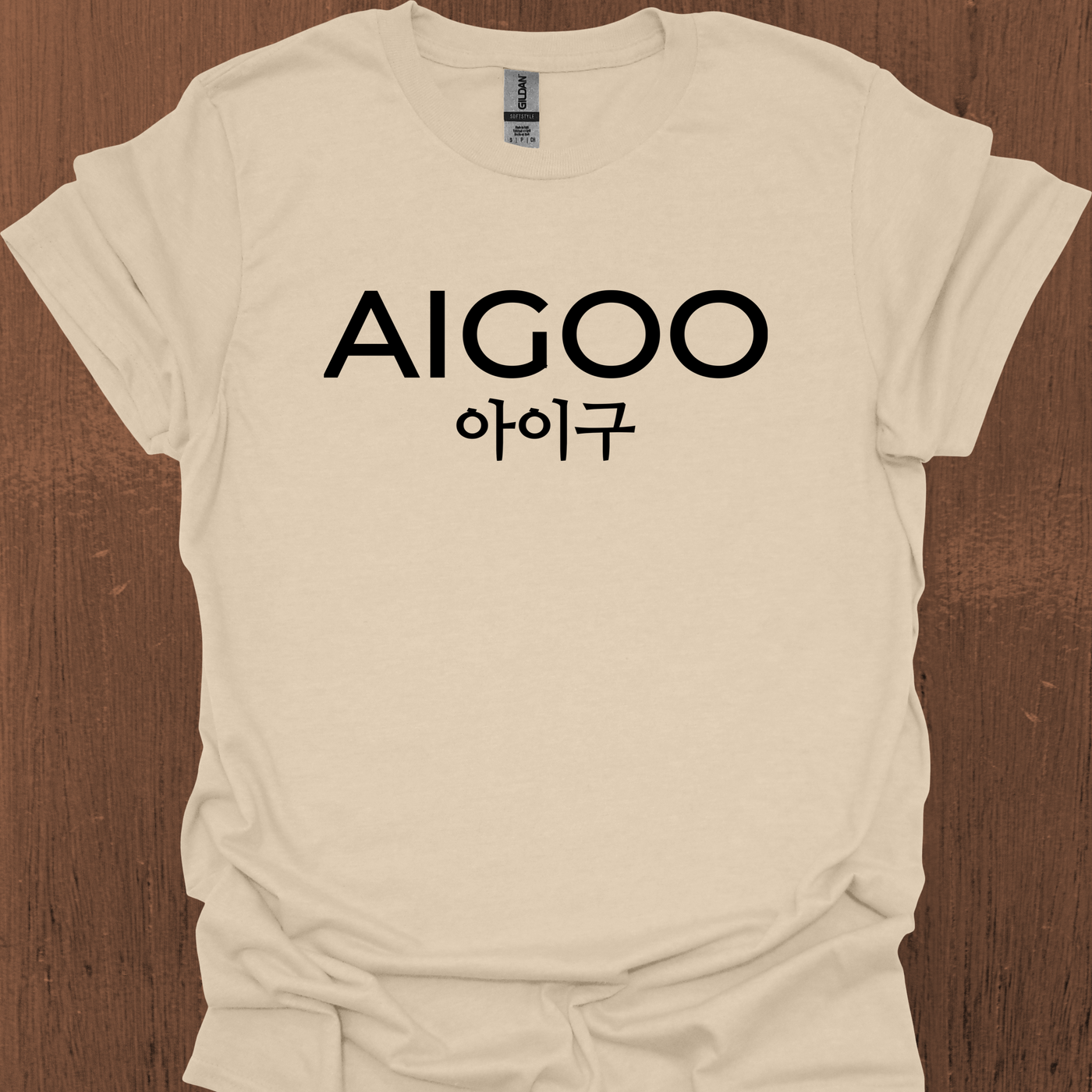 한국어 AIGOO/Oh Dear 티셔츠