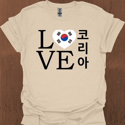 LOVE KOREA 티셔츠