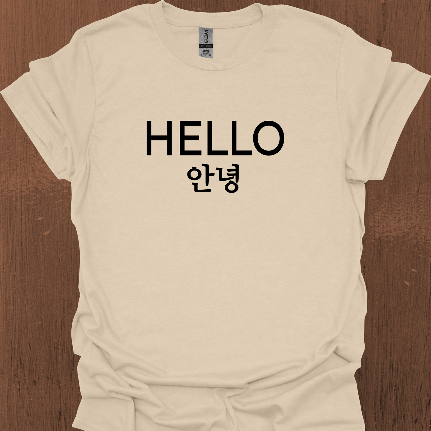 한국어 HELLO 티셔츠