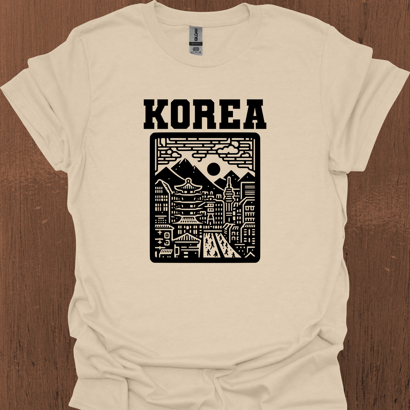 전통 한국 상징주의 버전 2 티셔츠