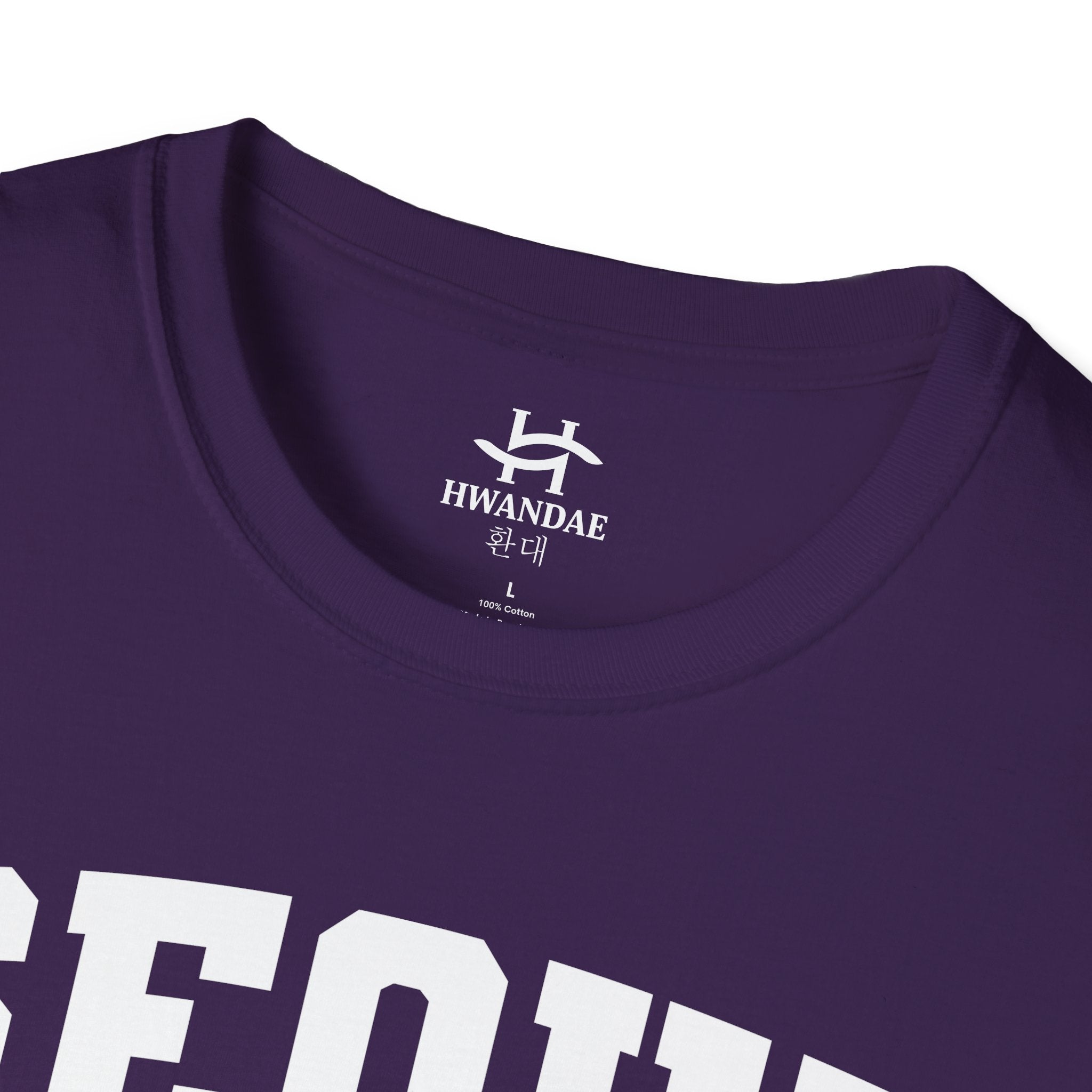 한국어 + 설립일이 적힌 서울 한국 대학 티셔츠