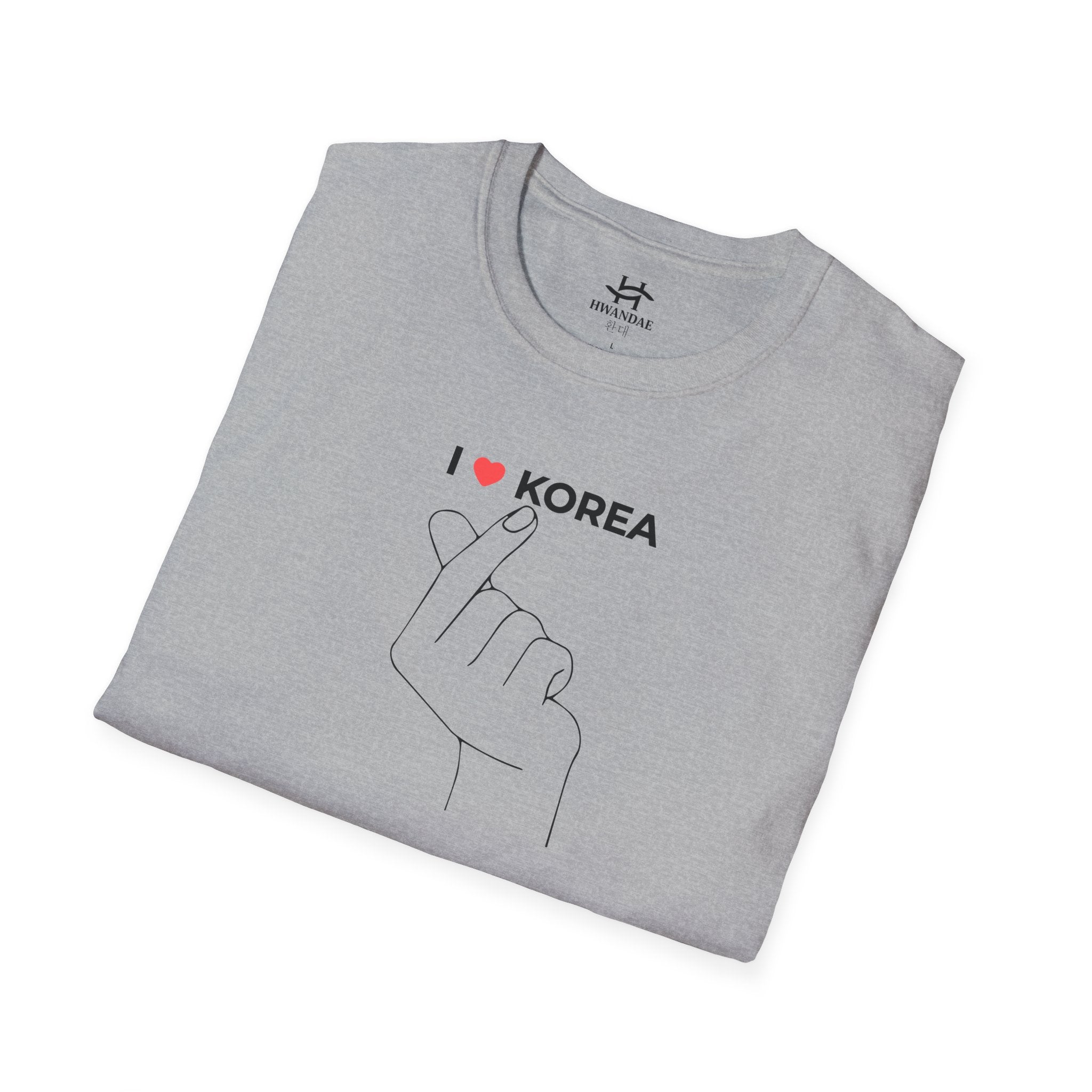 Korean Love Heart and I HEART KOREA T-shirt