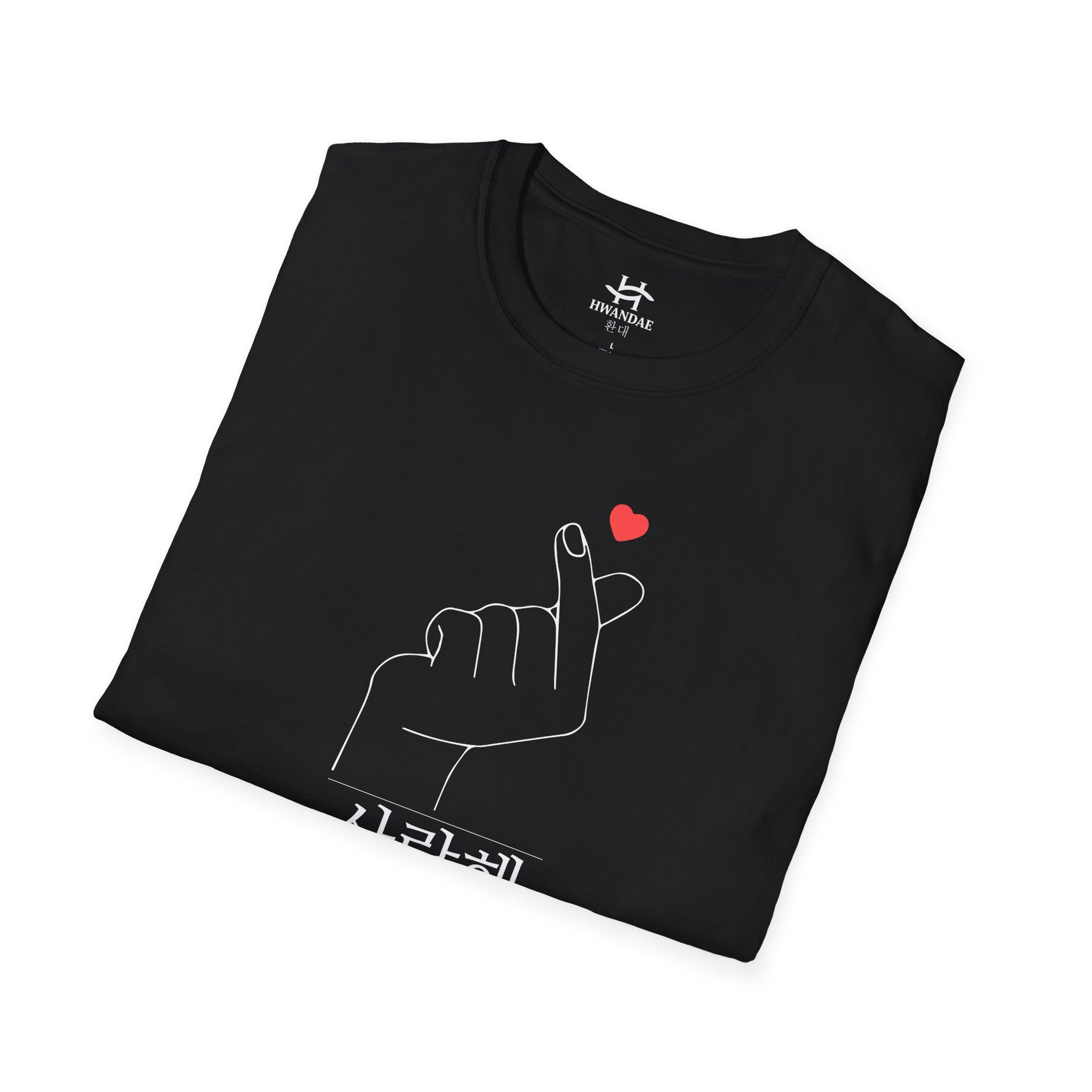 Korean Love Heart and I love you in Korean T-shirt