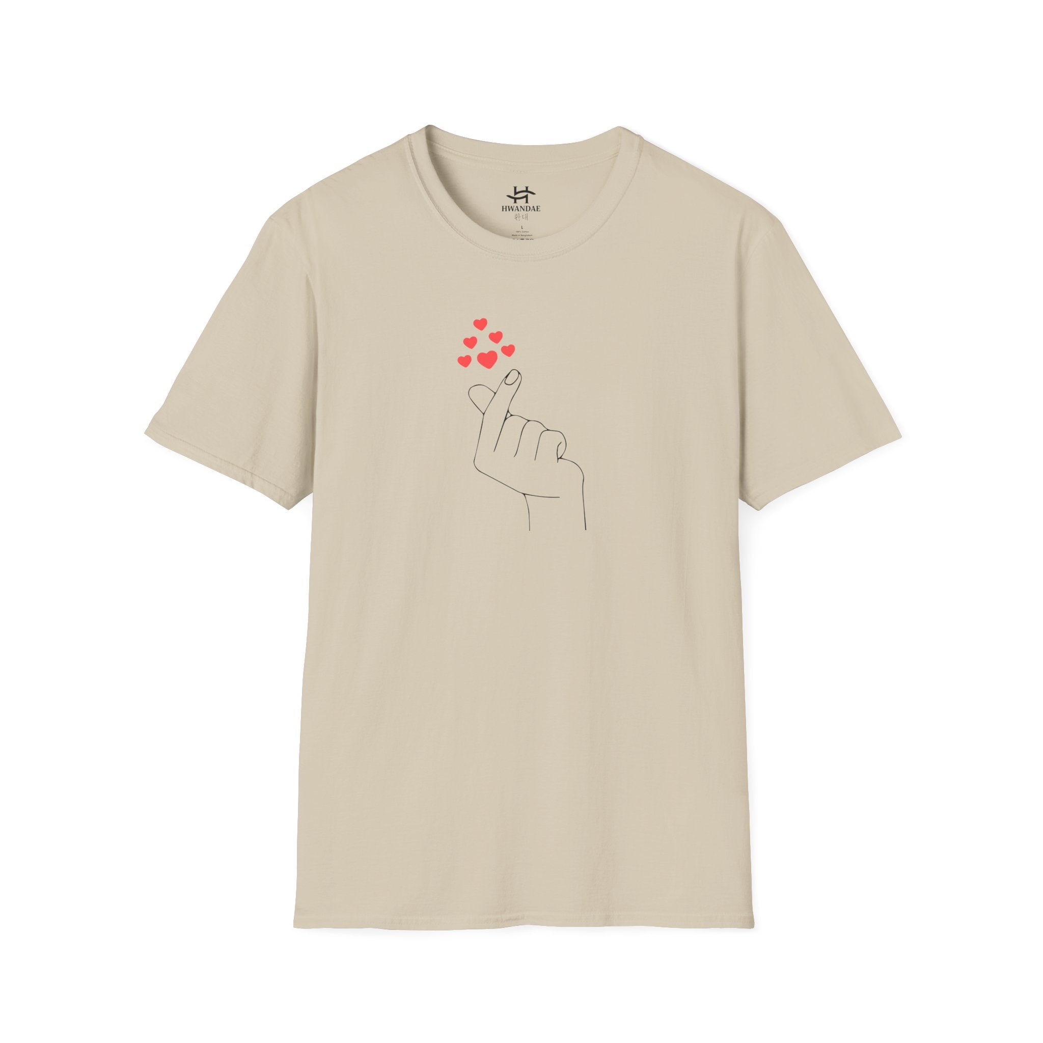 Korean Love Hearts T-shirt