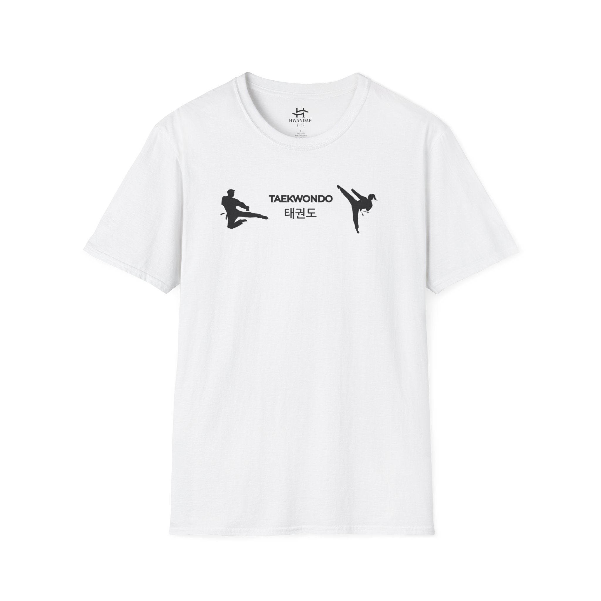 Korean Taekwondo T-shirt with Double Fighters 1