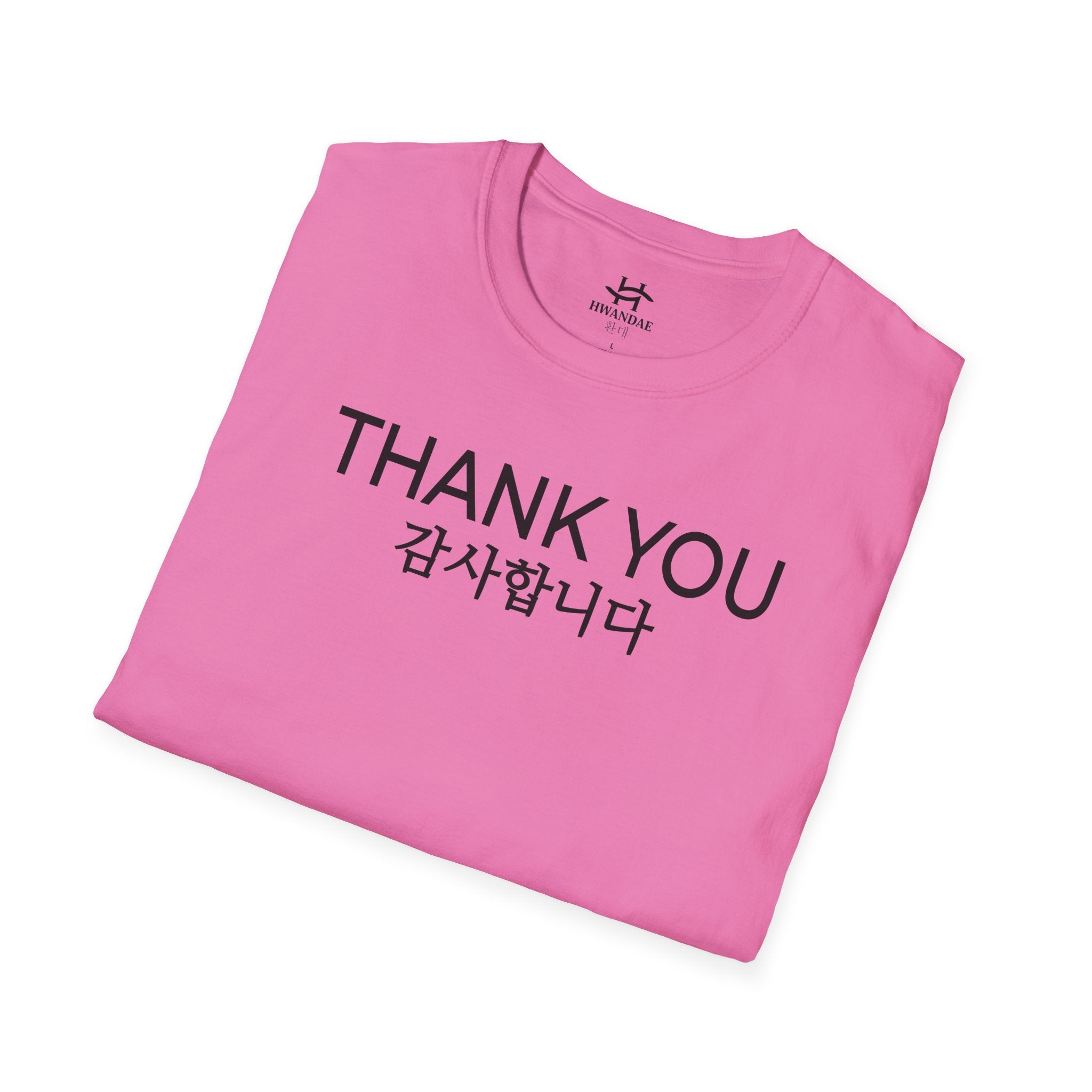 한국어 THANK YOU 티셔츠