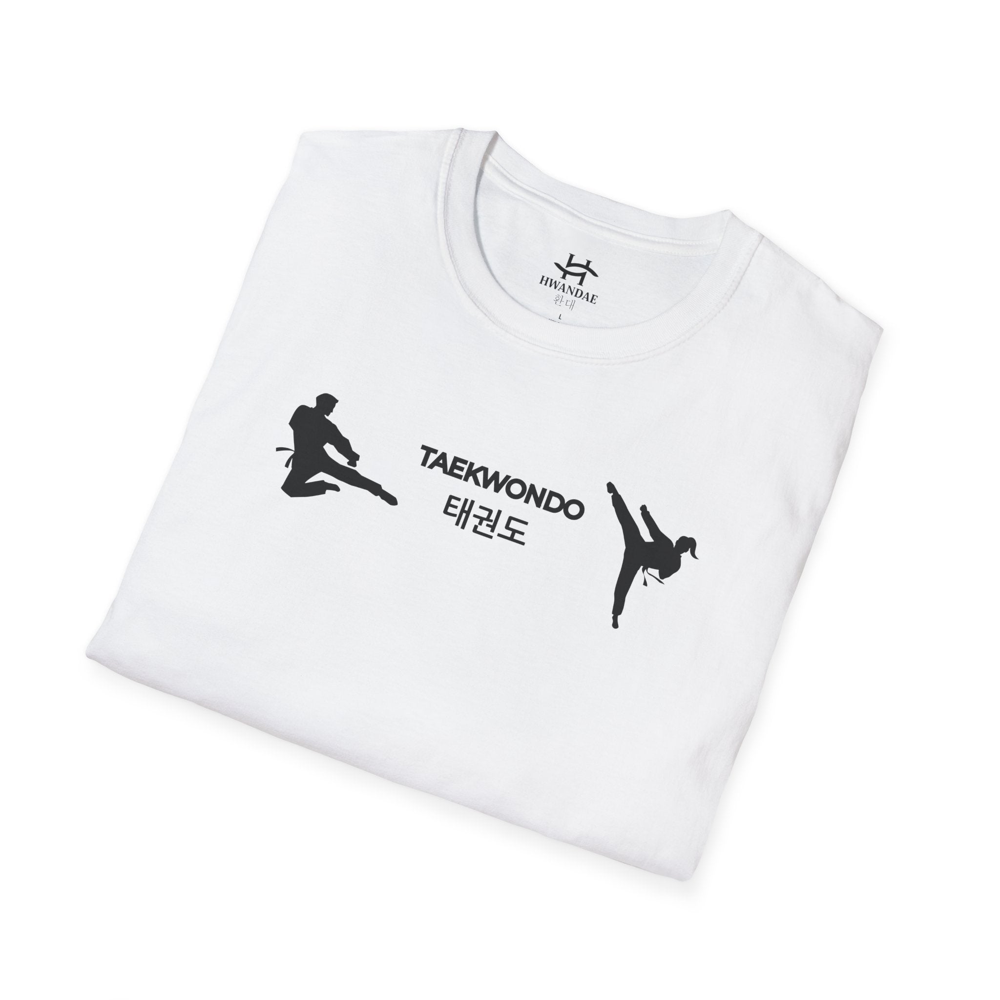 Korean Taekwondo T-shirt with Double Fighters 1