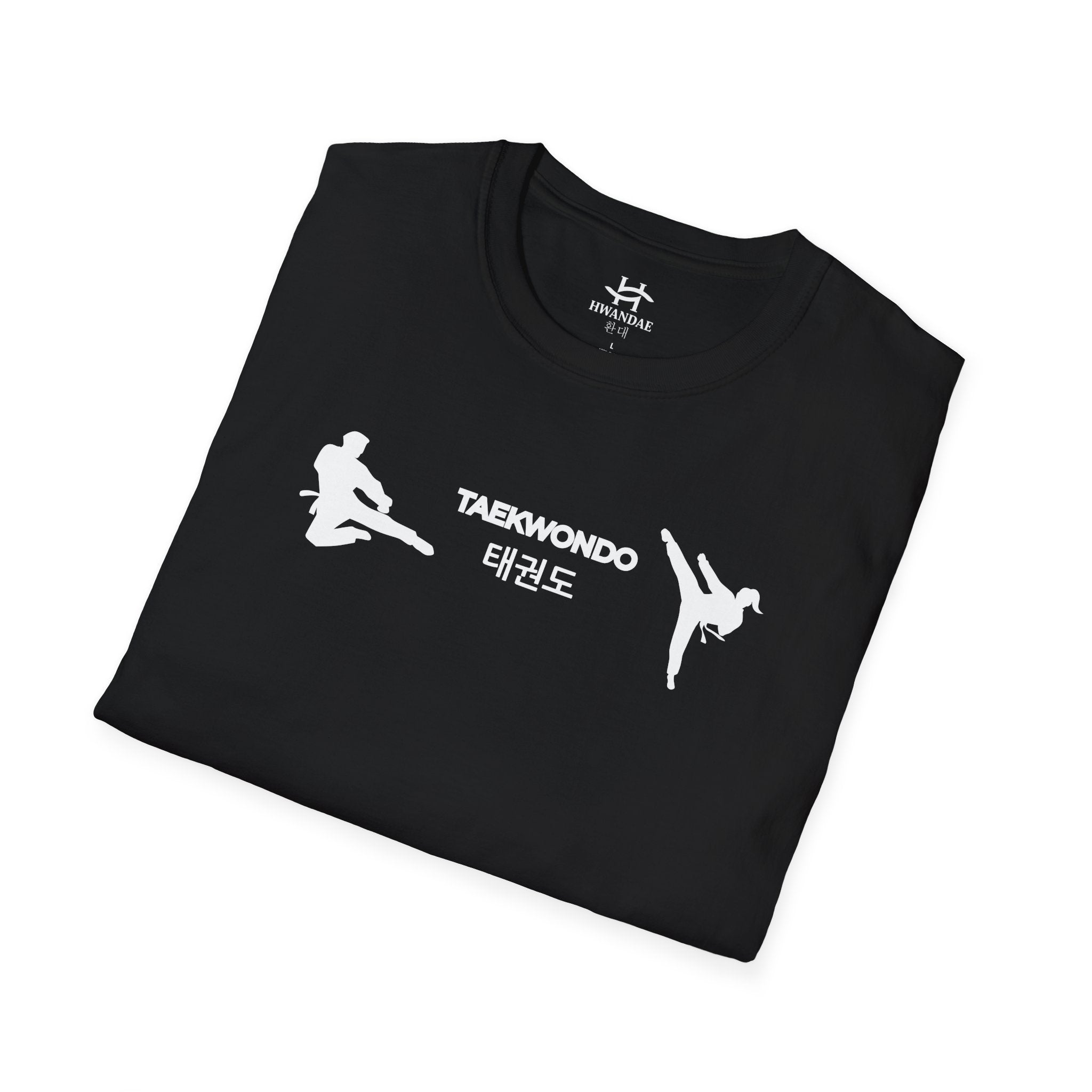 Korean Taekwondo T-shirt with Double Fighters 1