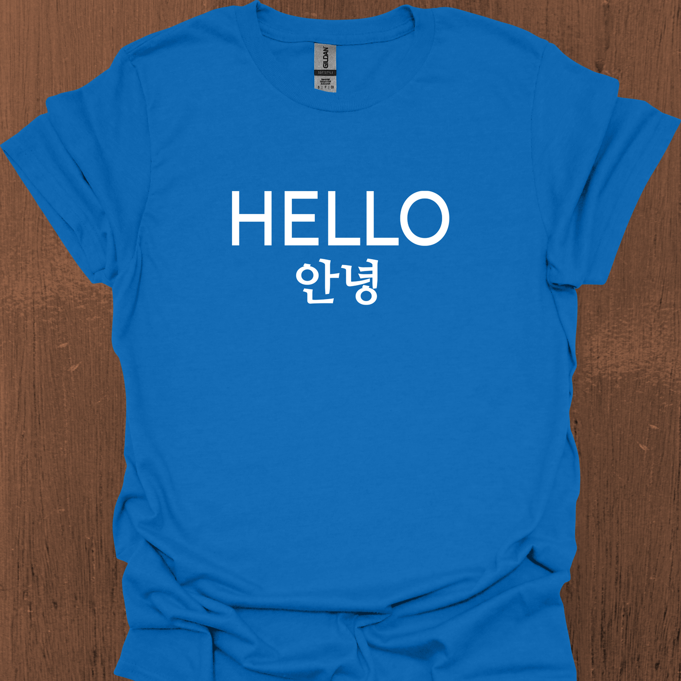 한국어 HELLO 티셔츠