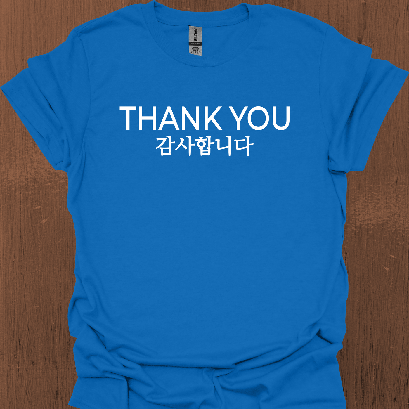 한국어 THANK YOU 티셔츠