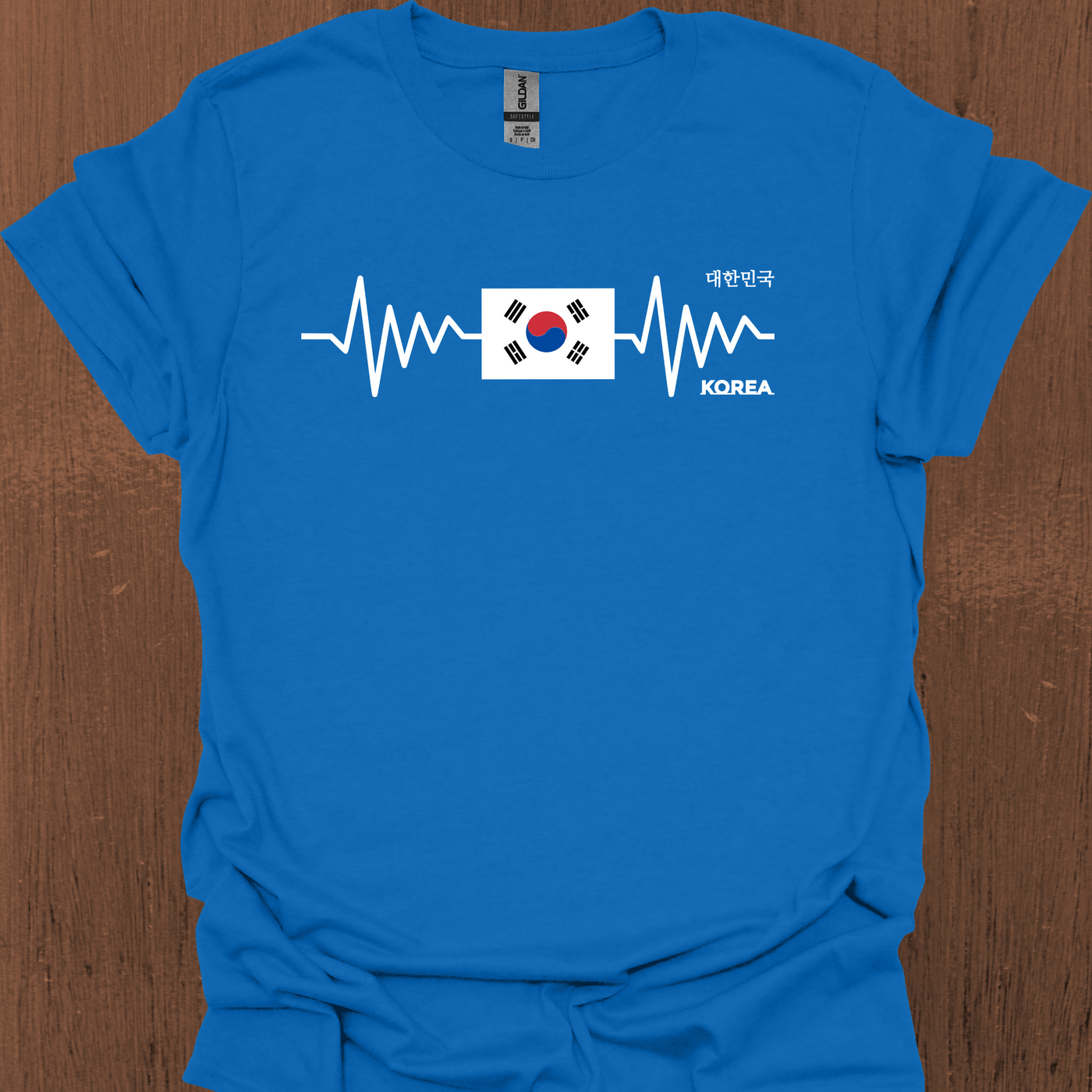 South Korean Heartbeat Flag T-Shirt