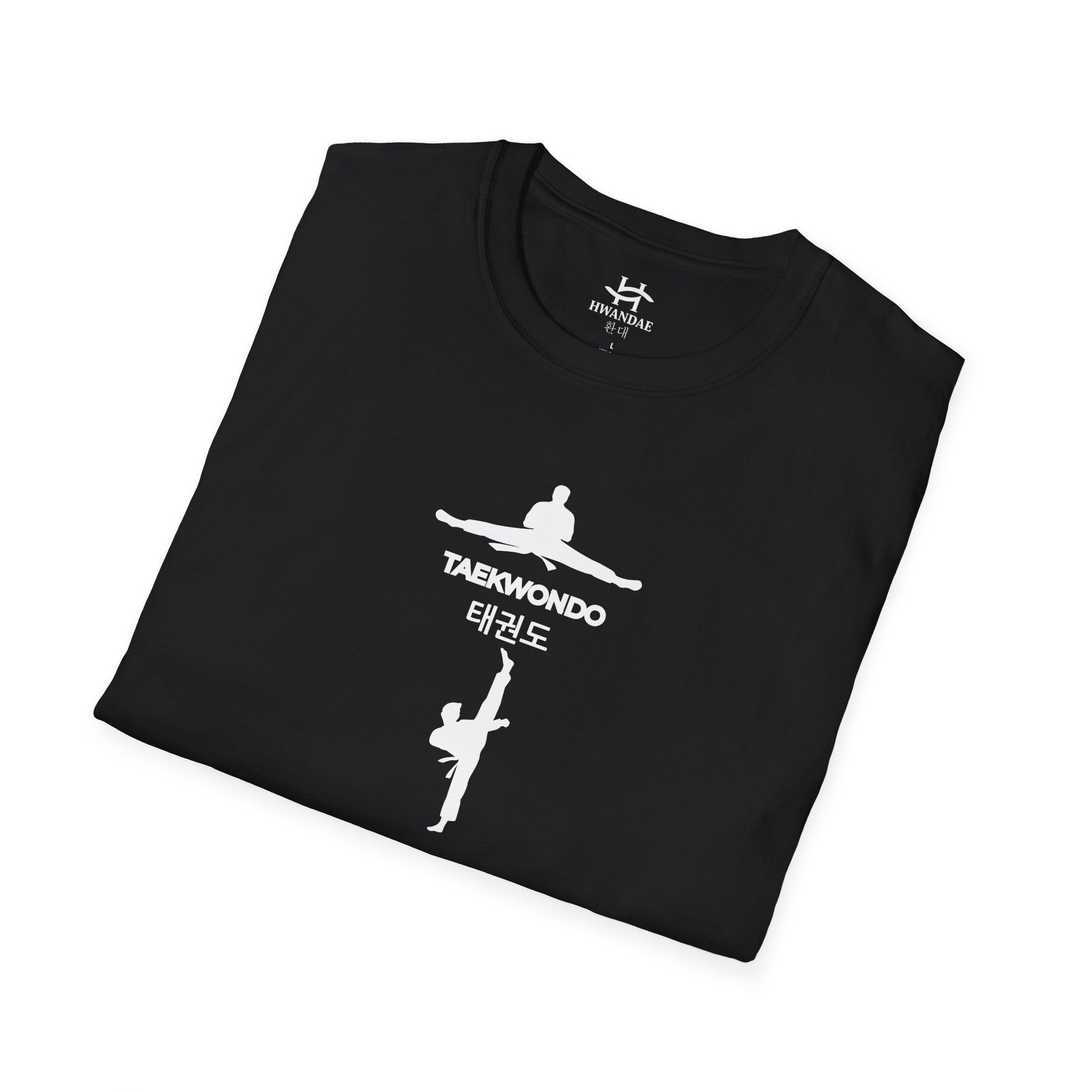 Korean Taekwondo T-shirt with Double Fighters 2