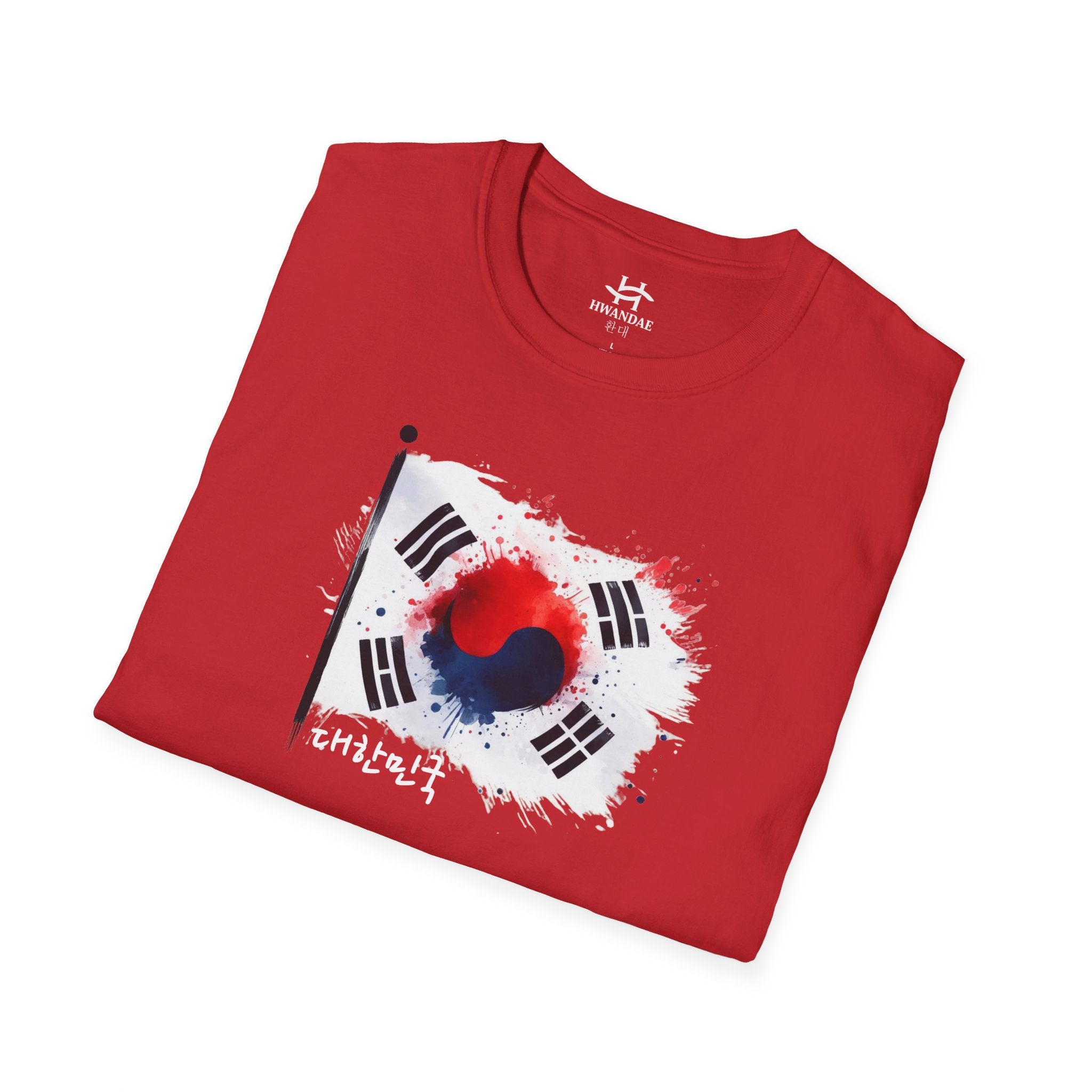 Vibrant South Korean Flag T-Shirt with Korean