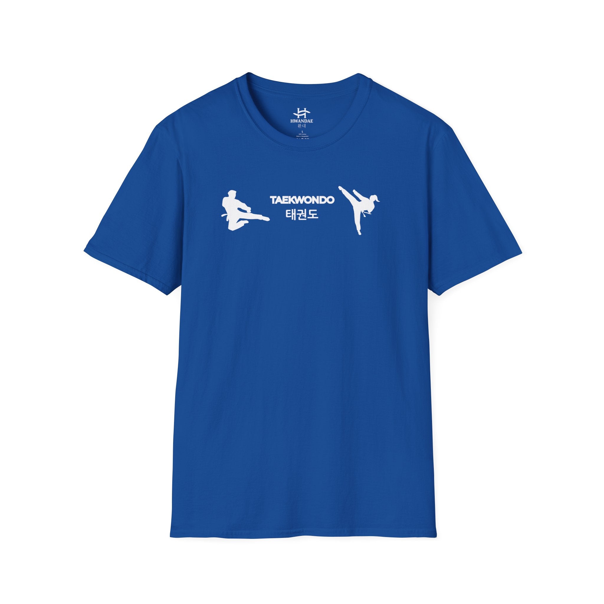 Korean Taekwondo T-shirt with Double Fighters 1