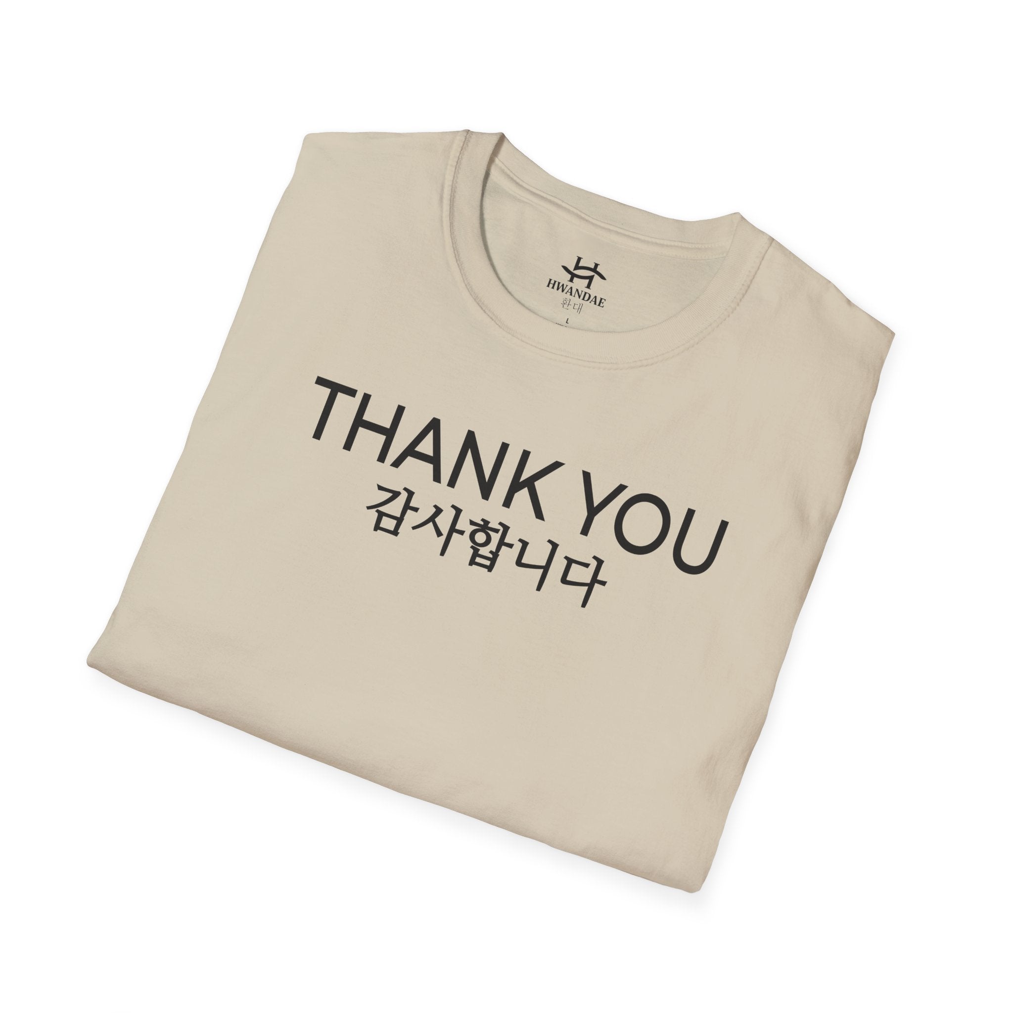 한국어 THANK YOU 티셔츠