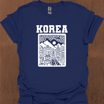 전통 한국 상징주의 버전 2 티셔츠