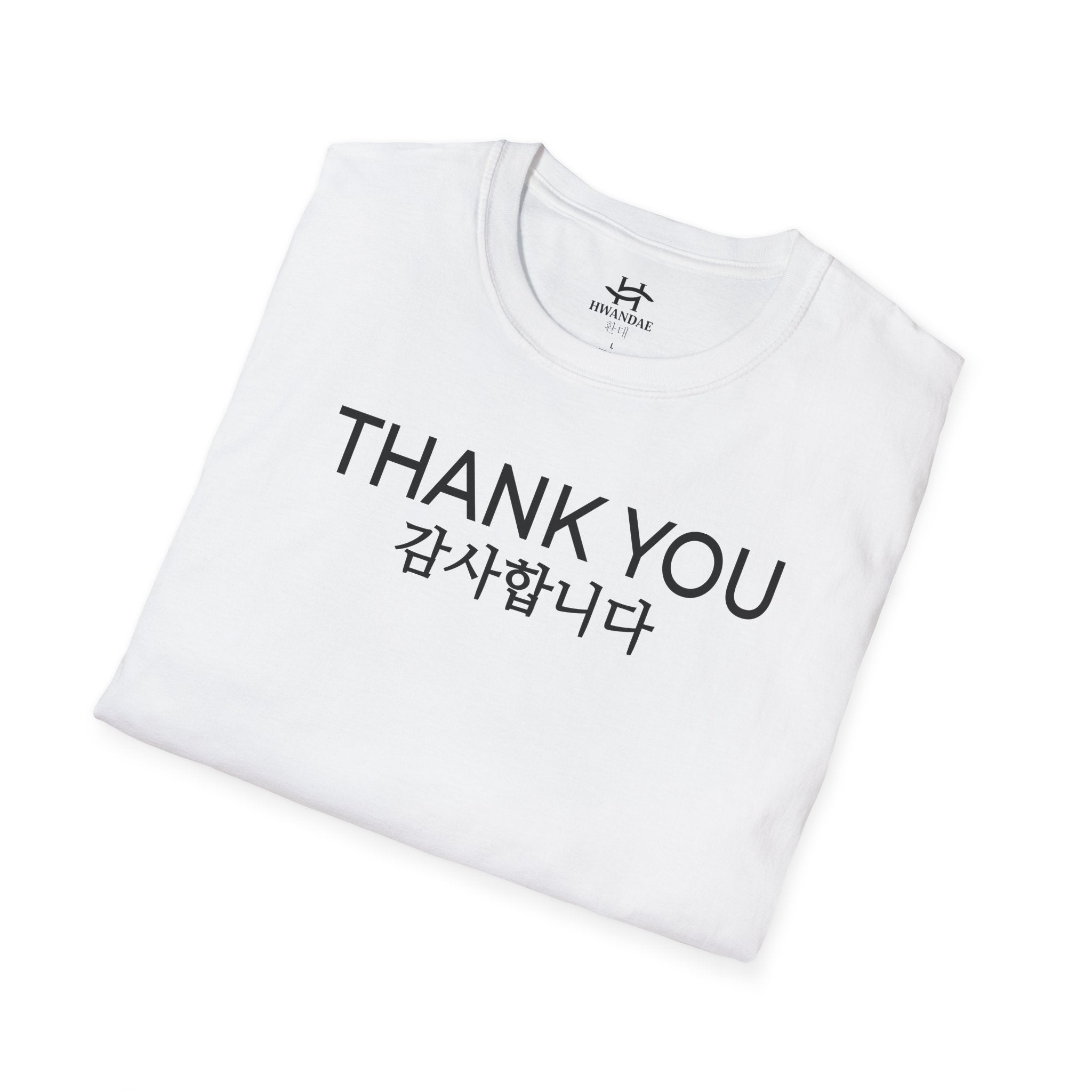 한국어 THANK YOU 티셔츠