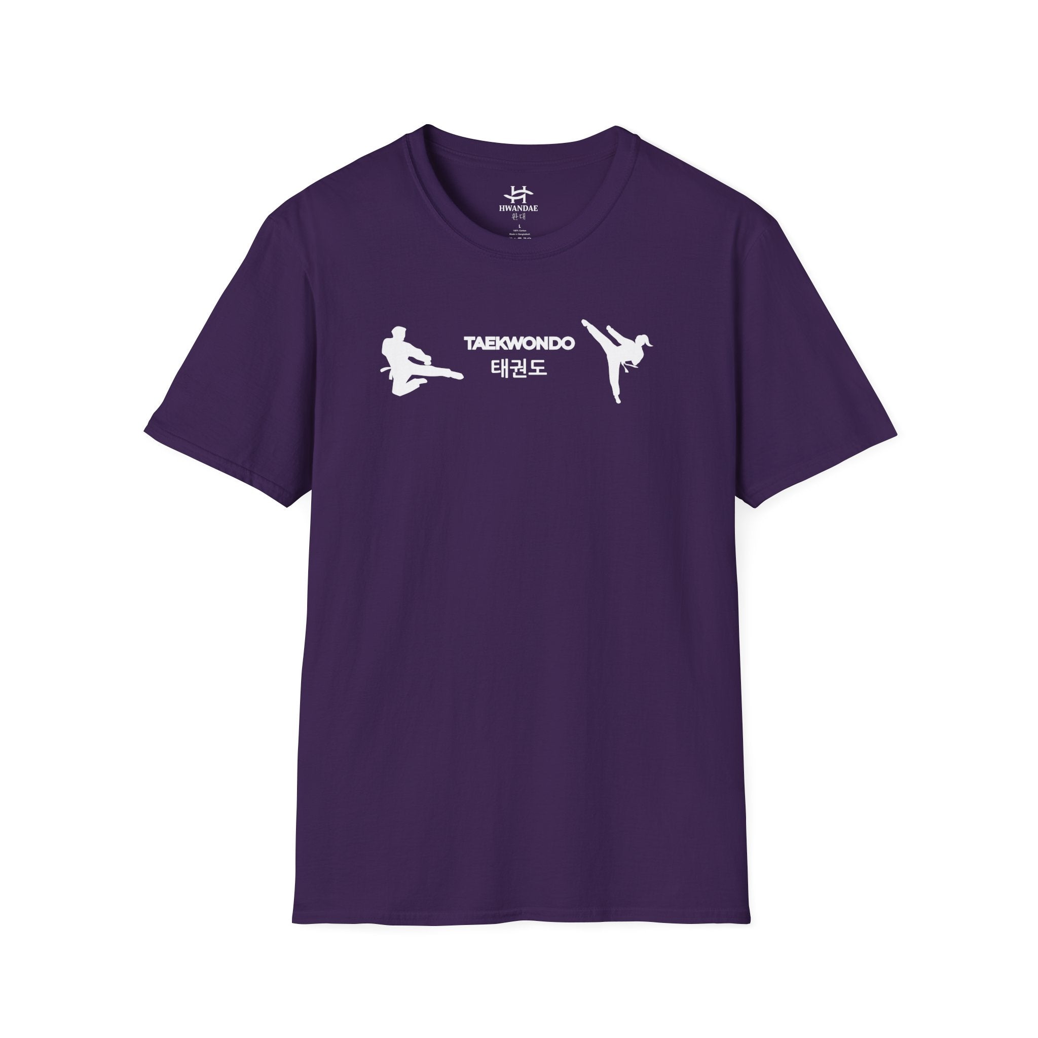 Korean Taekwondo T-shirt with Double Fighters 1