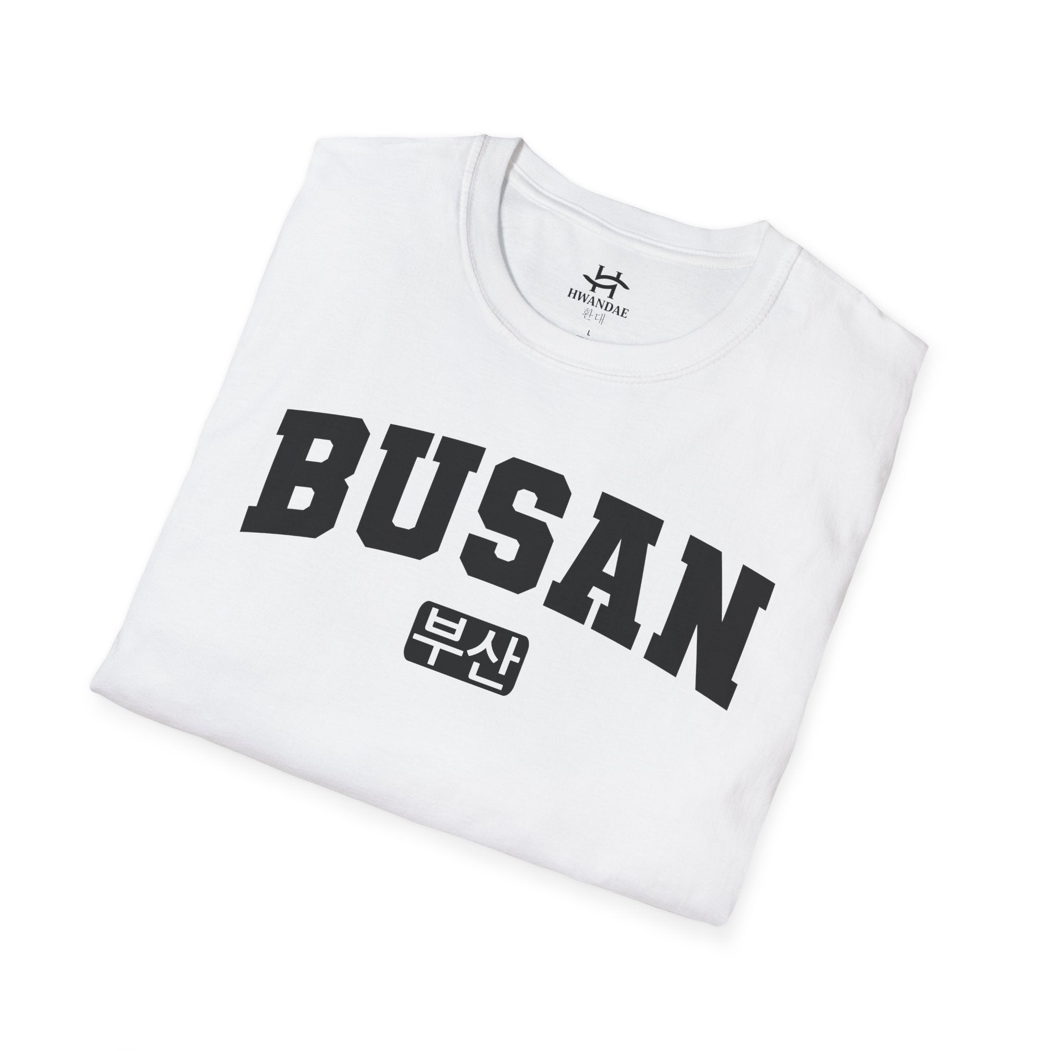 한국어가 들어간 부산 한국 대표팀 티셔츠