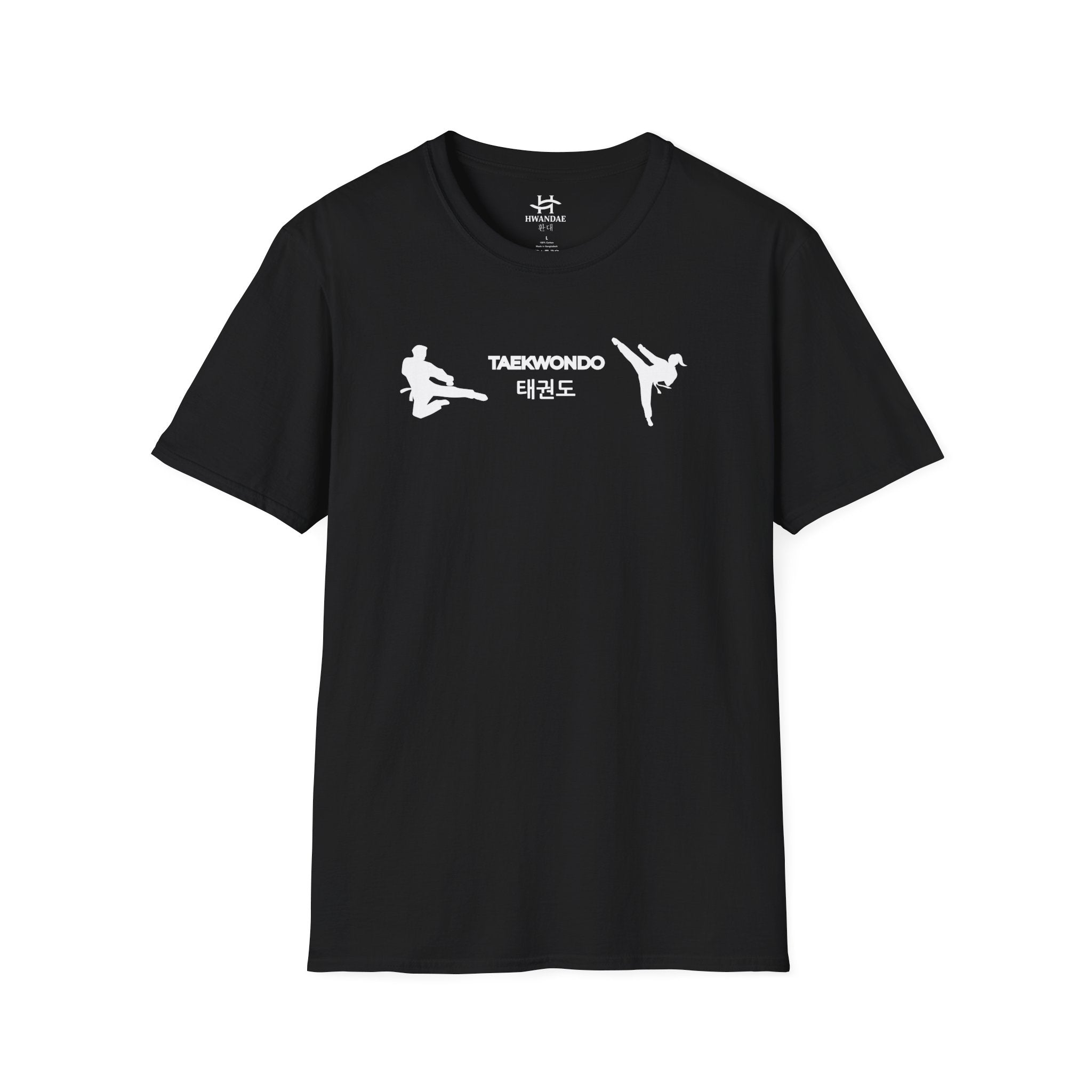 Korean Taekwondo T-shirt with Double Fighters 1
