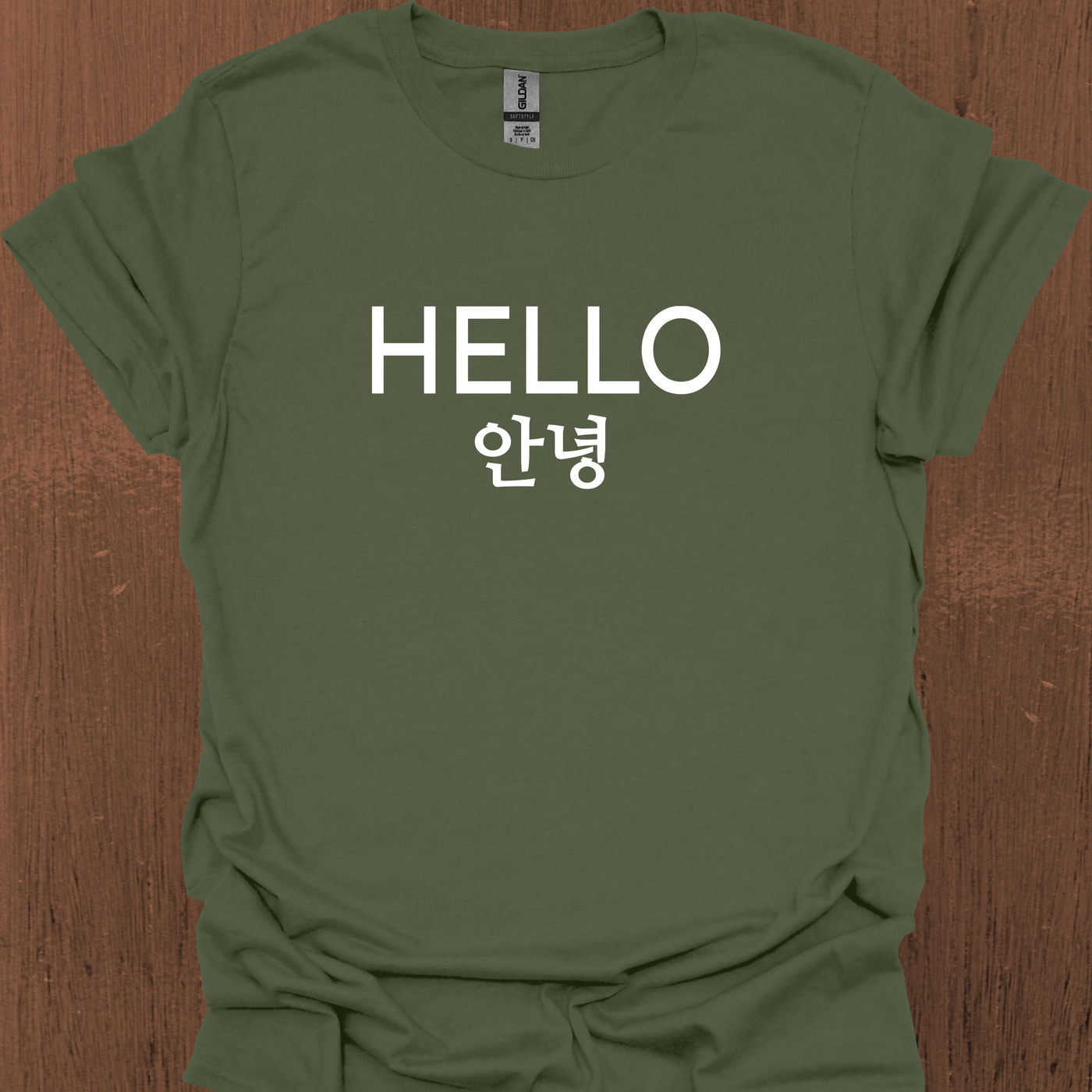 한국어 HELLO 티셔츠