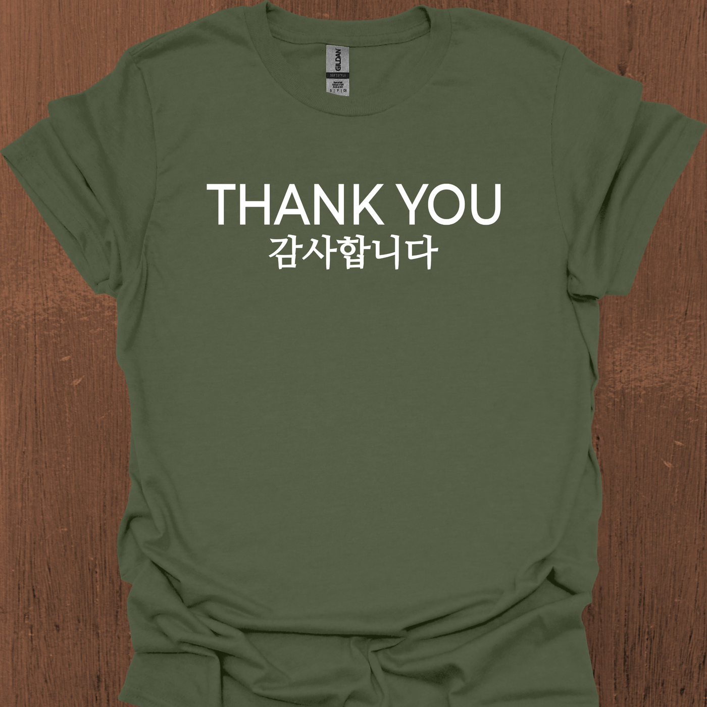 한국어 THANK YOU 티셔츠
