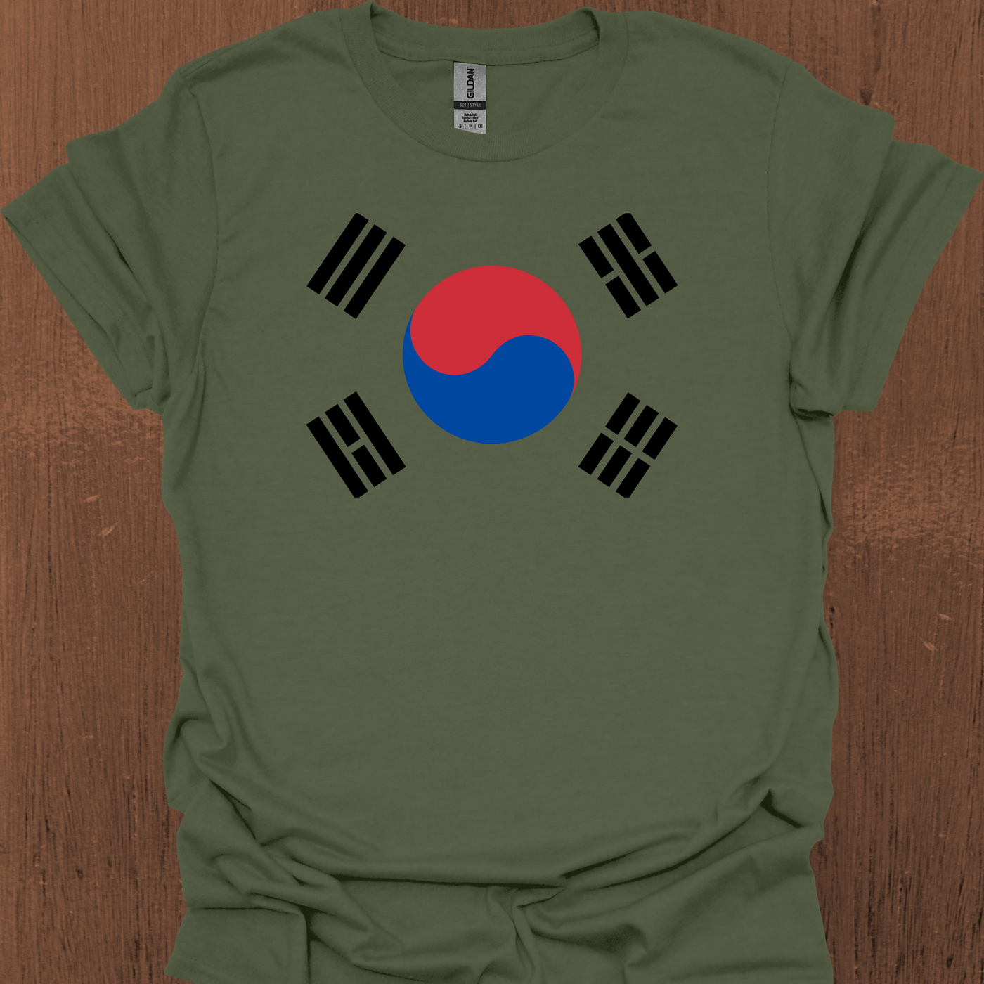 South Korean Flag Styled T-Shirt
