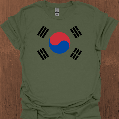 South Korean Flag Styled T-Shirt