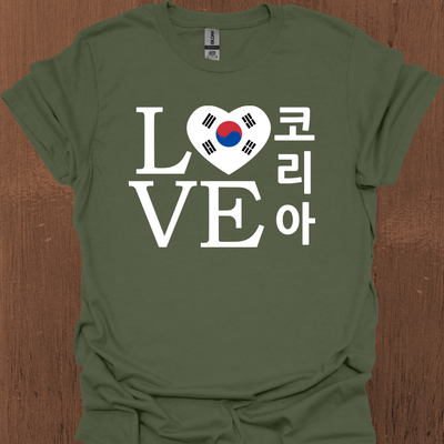 LOVE KOREA 티셔츠