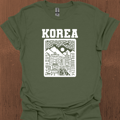 전통 한국 상징주의 버전 2 티셔츠