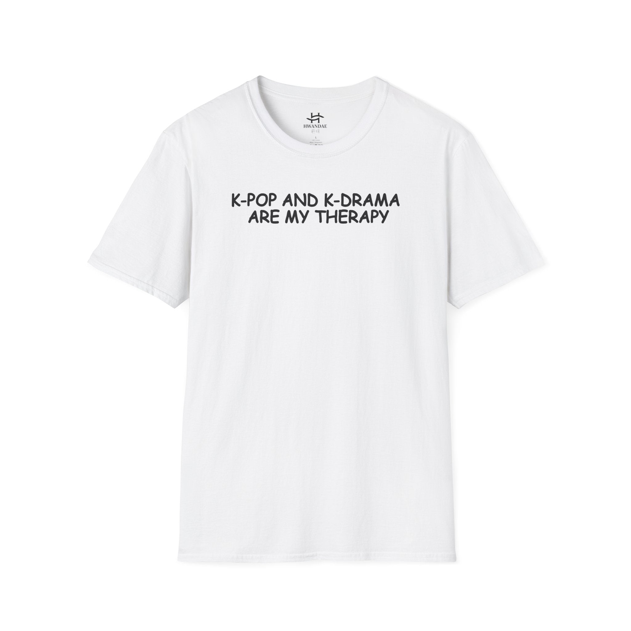 한국 K-POP과 K-DRAMA ARE MY THERAPY 티셔츠