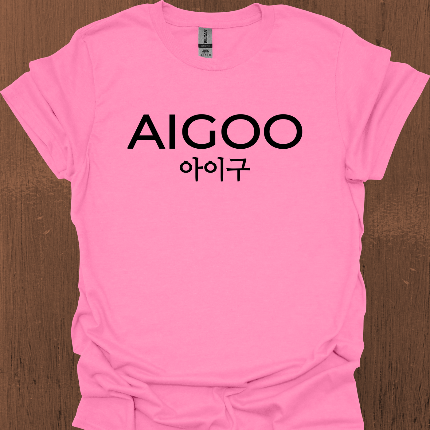 한국어 AIGOO/Oh Dear 티셔츠