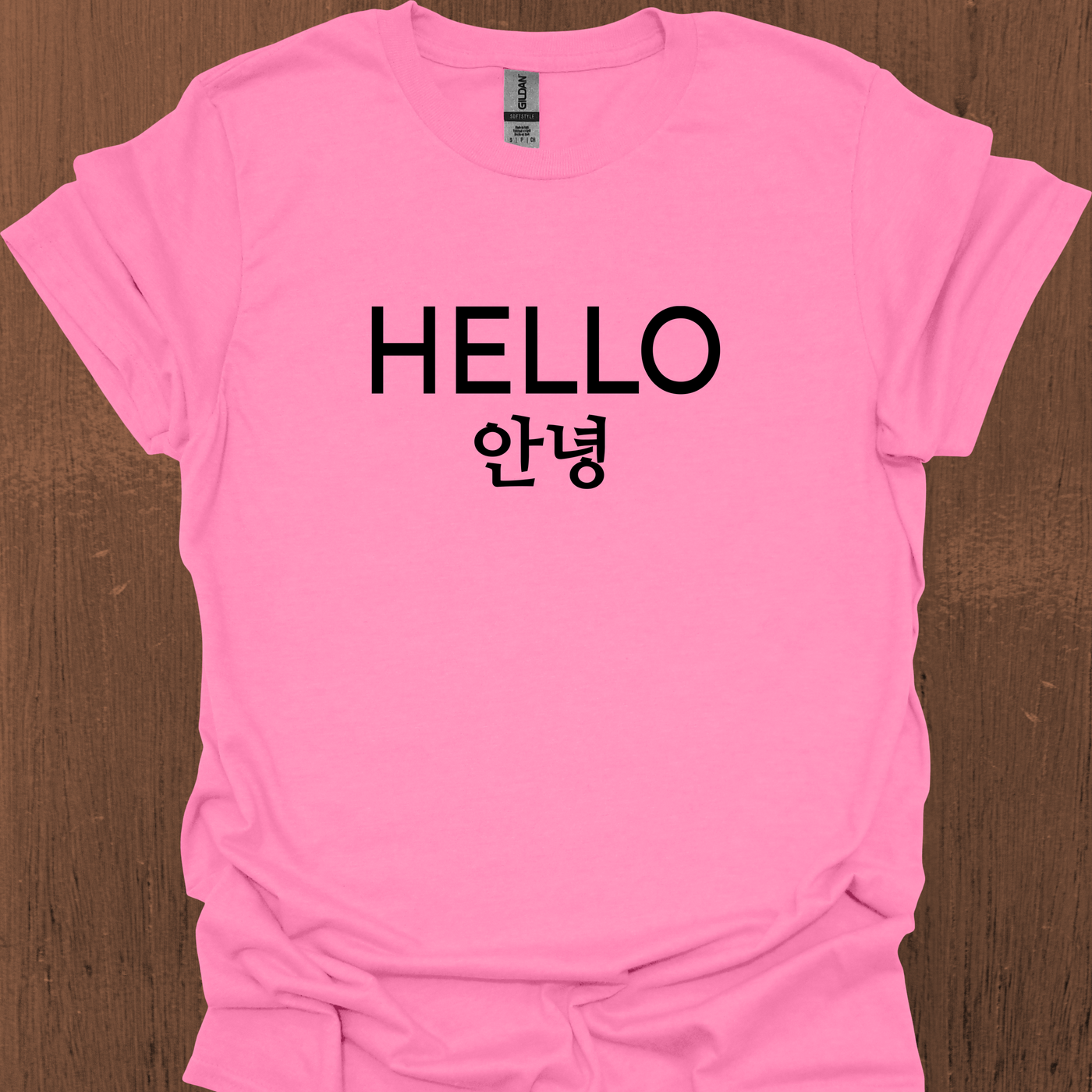 한국어 HELLO 티셔츠