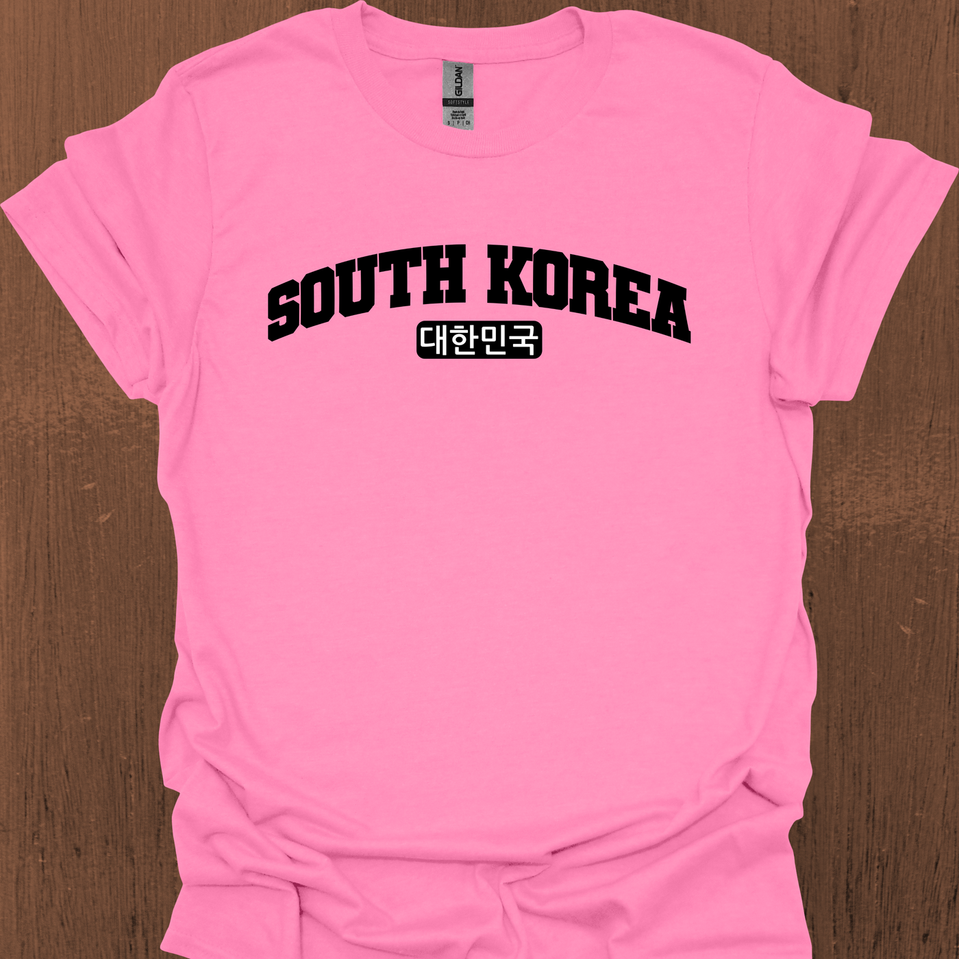 한국어가 들어간 South Korea Varsity 티셔츠