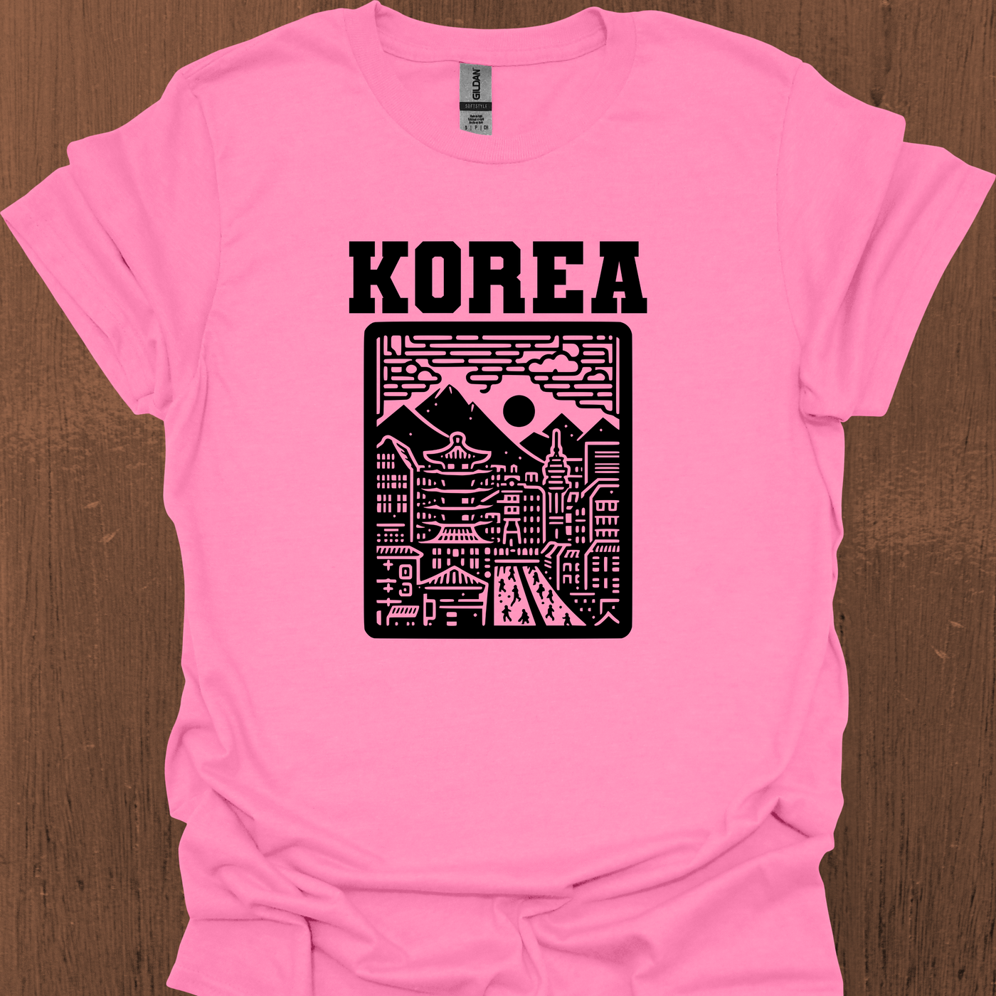전통 한국 상징주의 버전 2 티셔츠